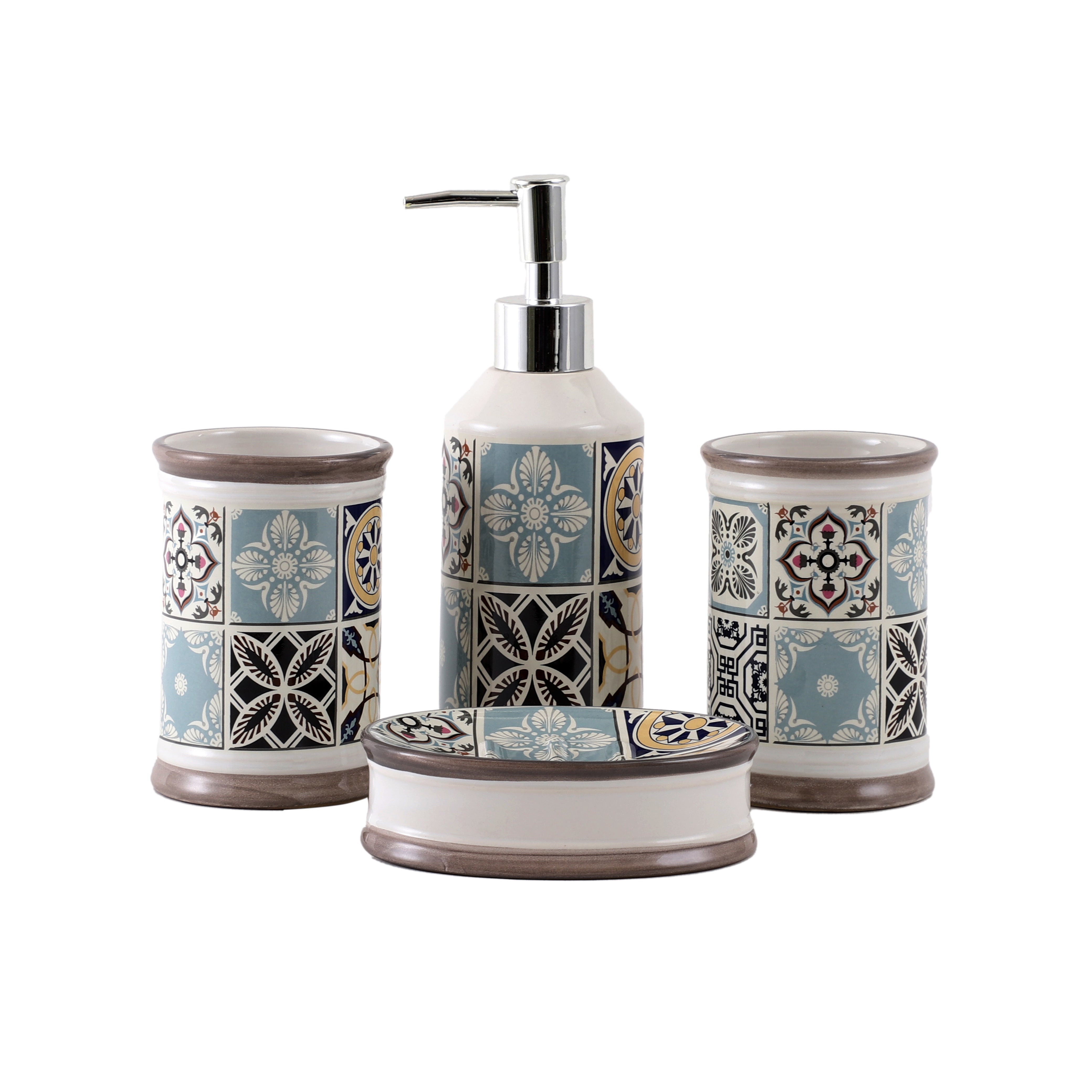 Mosaic 4 Piece Bath Set