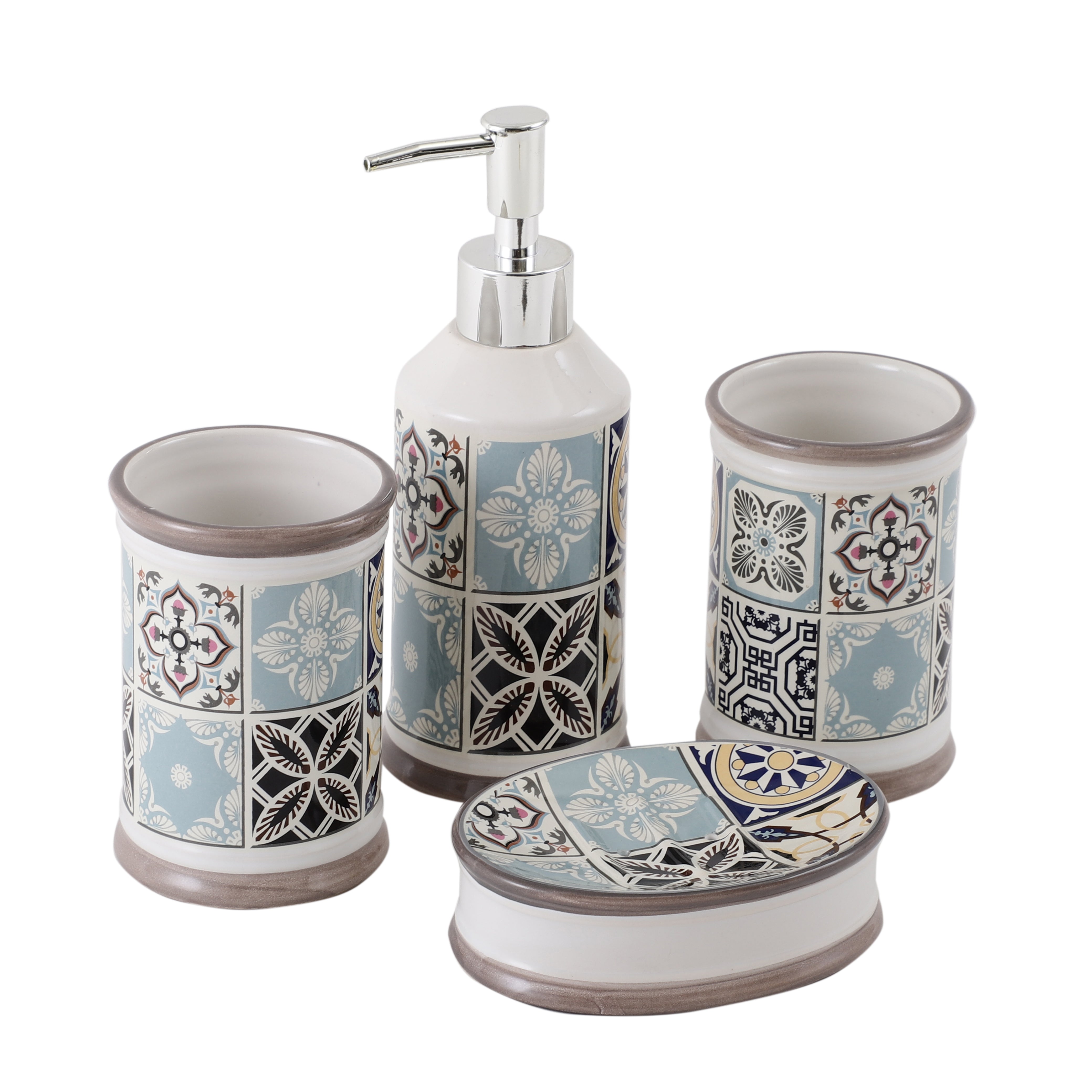 Mosaic 4 Piece Bath Set