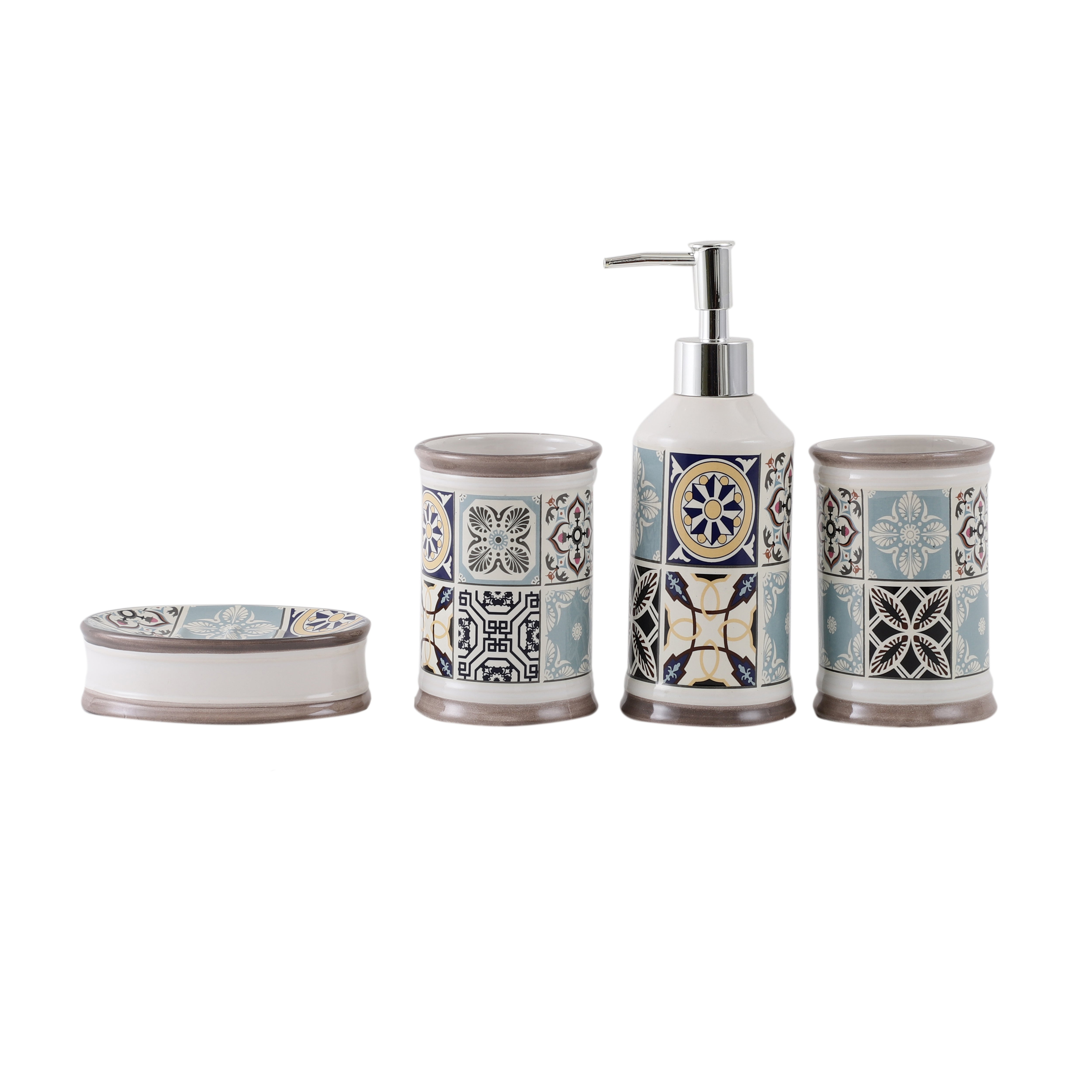 Mosaic 4 Piece Bath Set