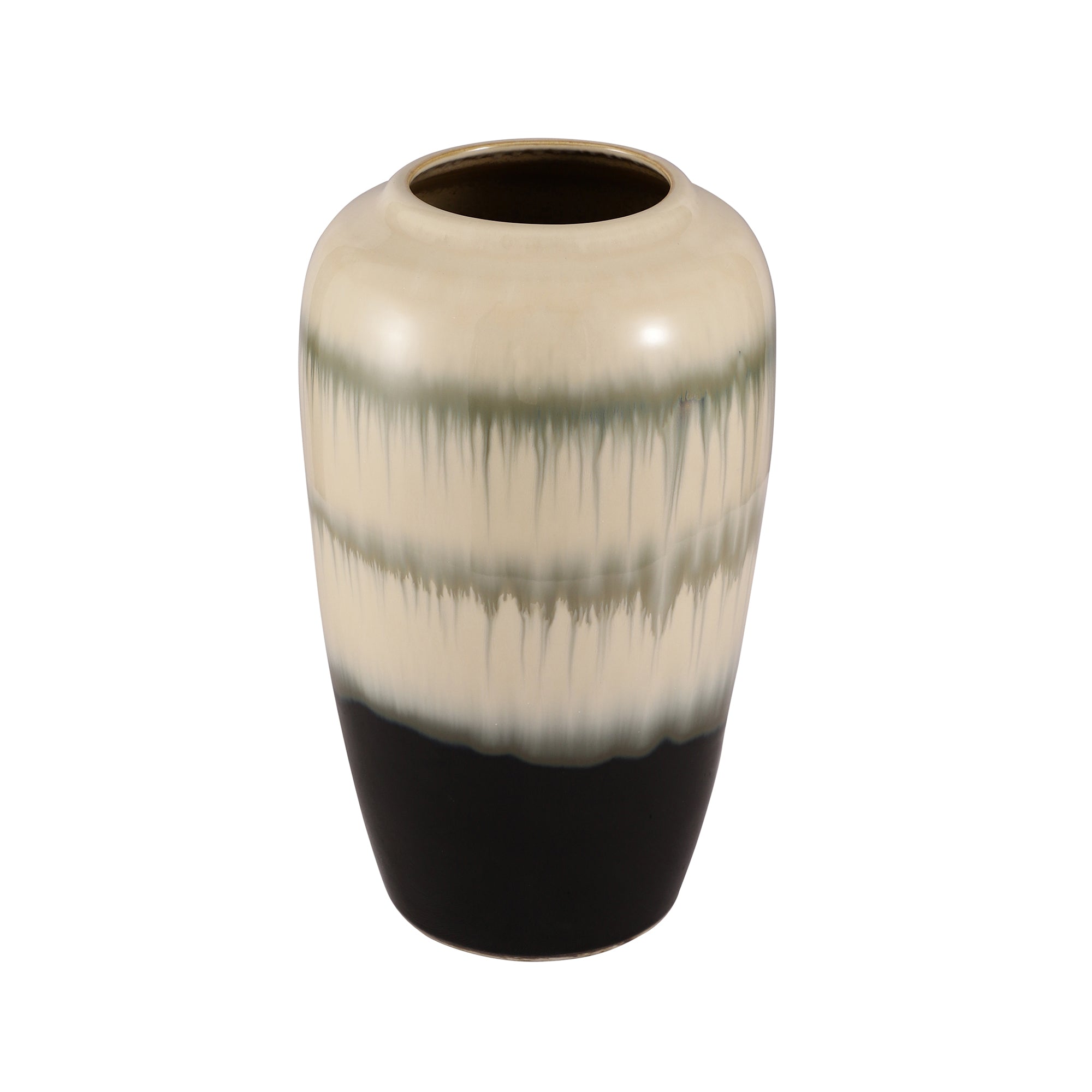 Blue/White Shaded Ceramic Vase (Single)