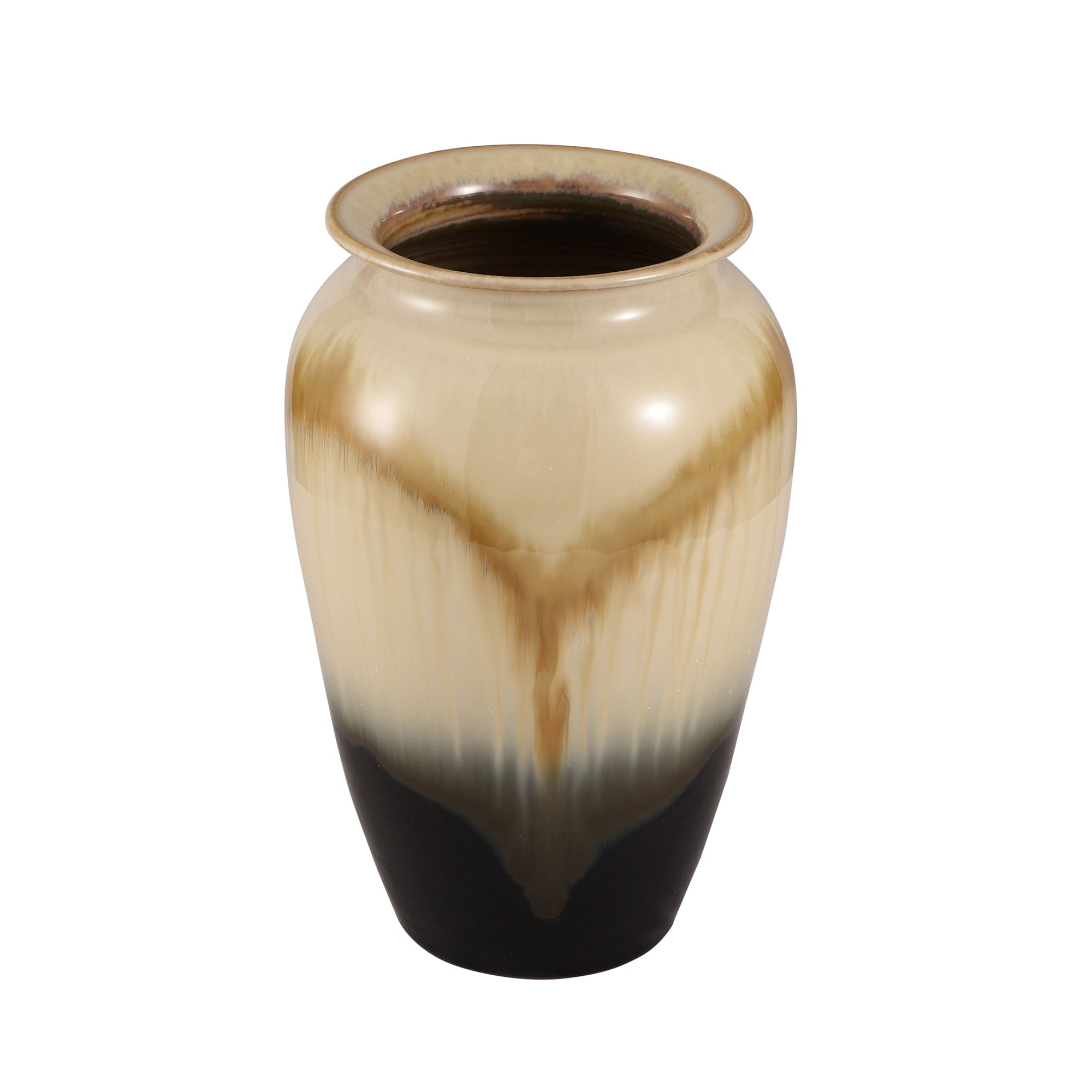 Blue/Brown Shaded Ceramic Vase (Single)