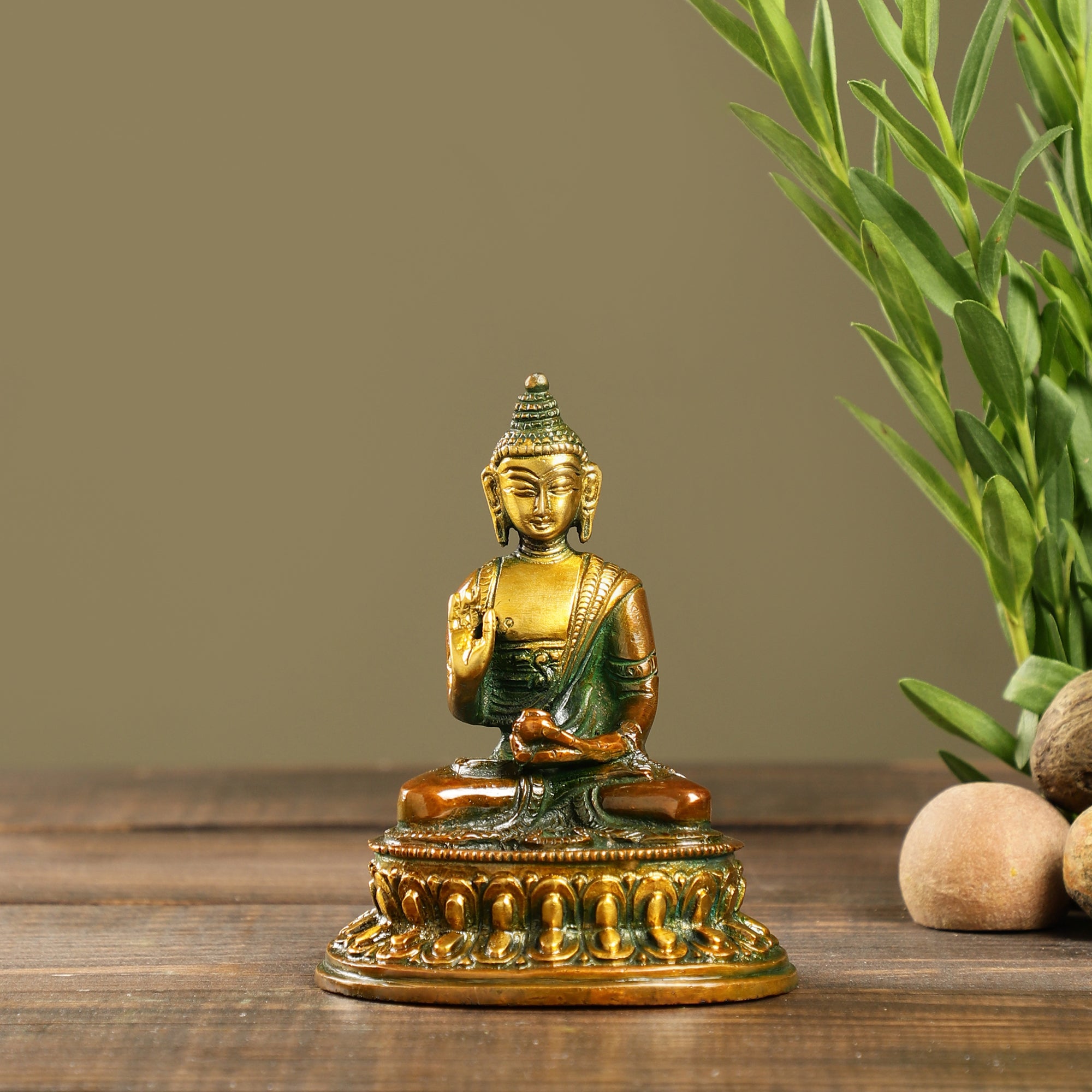 Brass Sitting Buddha