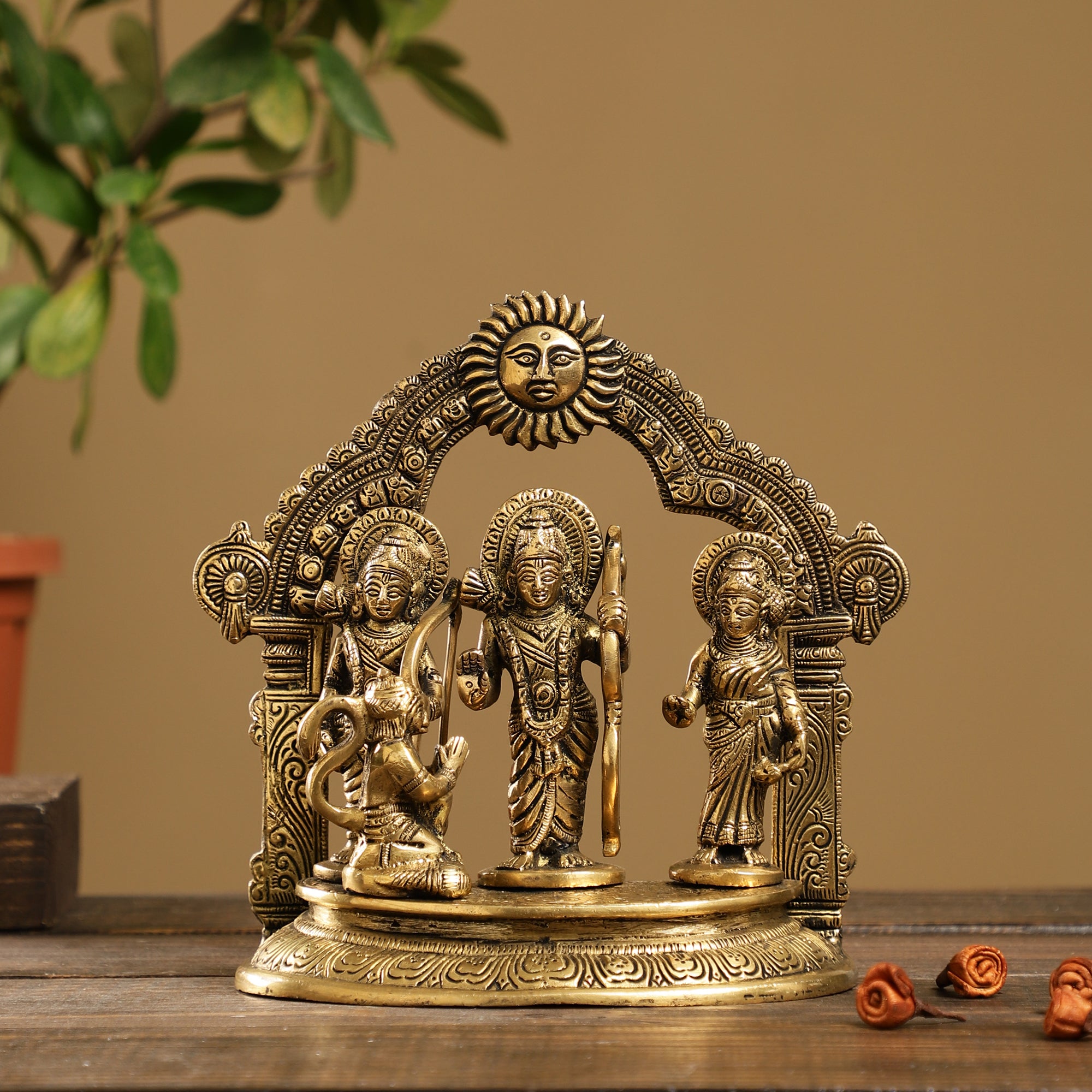 Antique Brass Ram Darbar