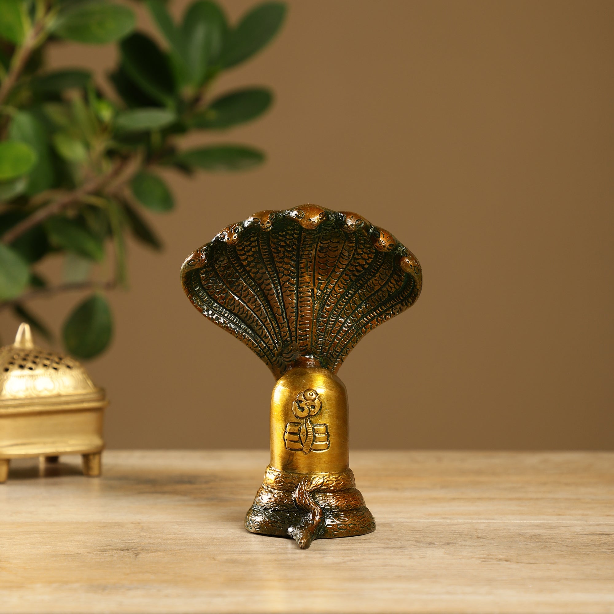 Handcrafted Brass Shivling
