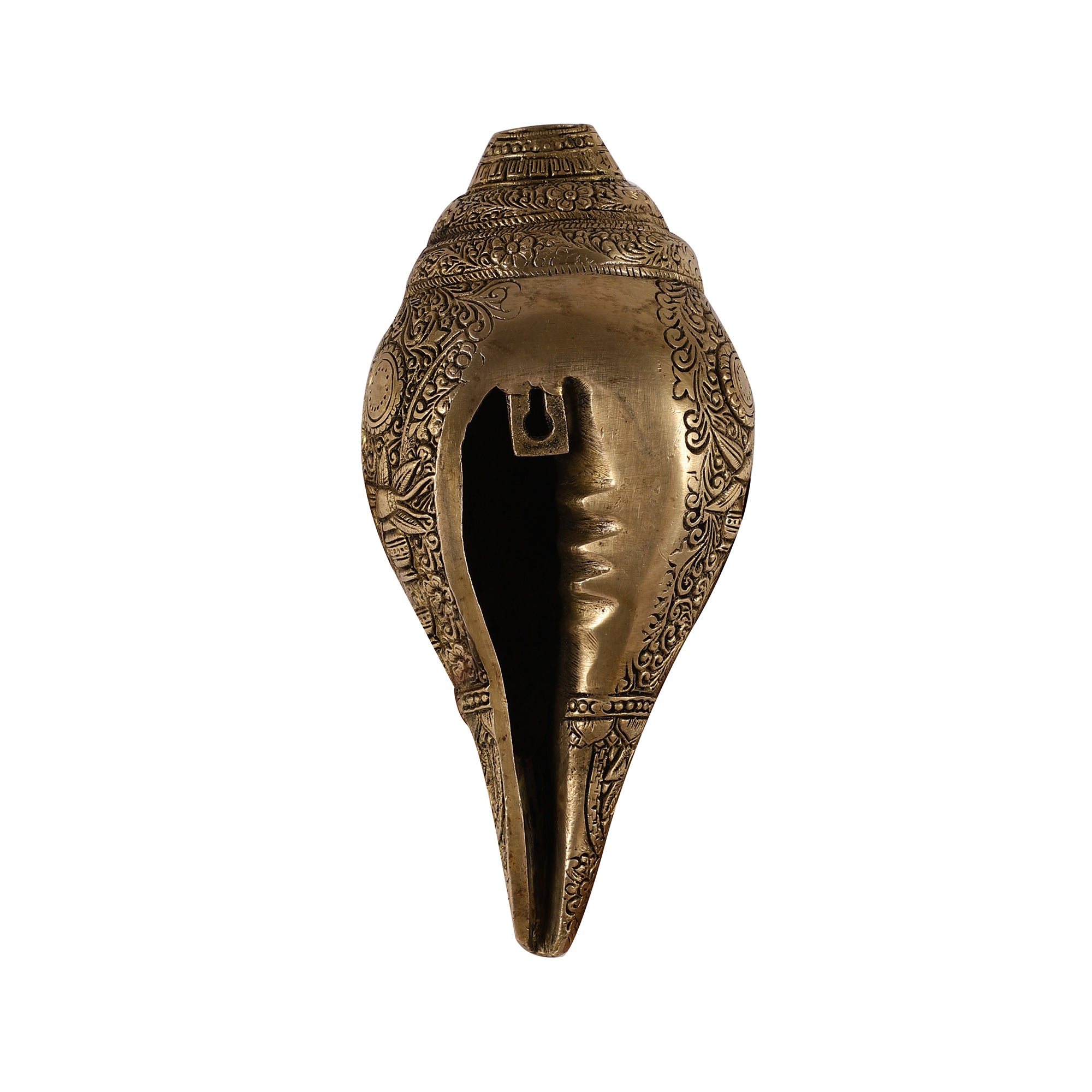 Handcrafted Brass Shank - Vishnu Avataar