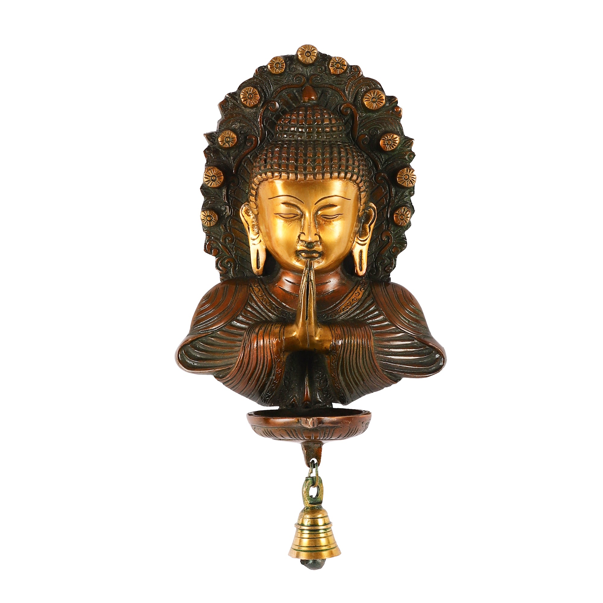 Serene Buddha Wall Oil Lamp