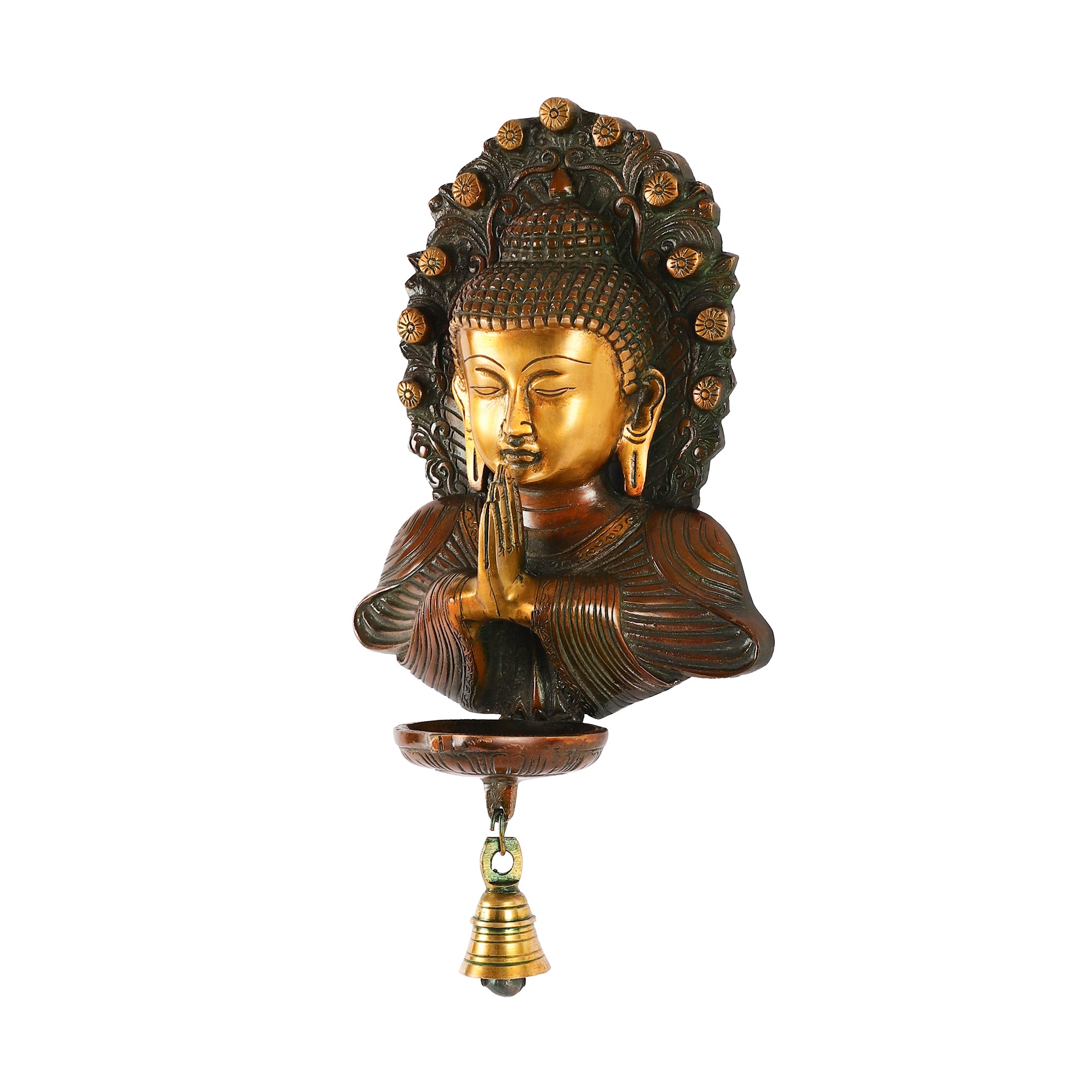 Serene Buddha Wall Oil Lamp