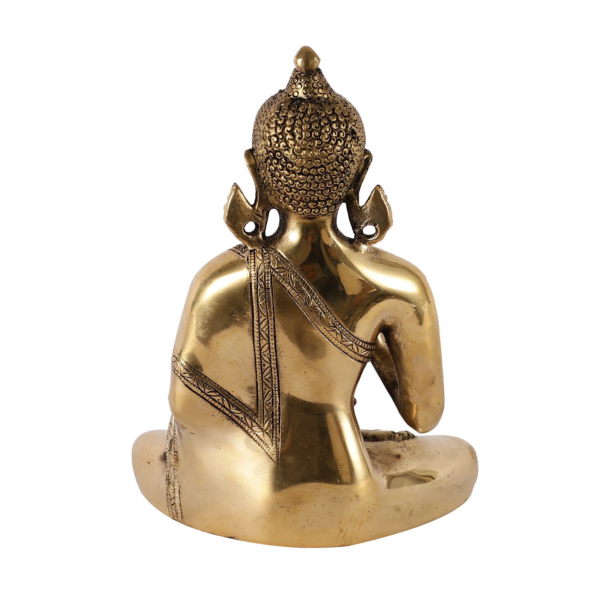 Divine Gold Brass Buddha