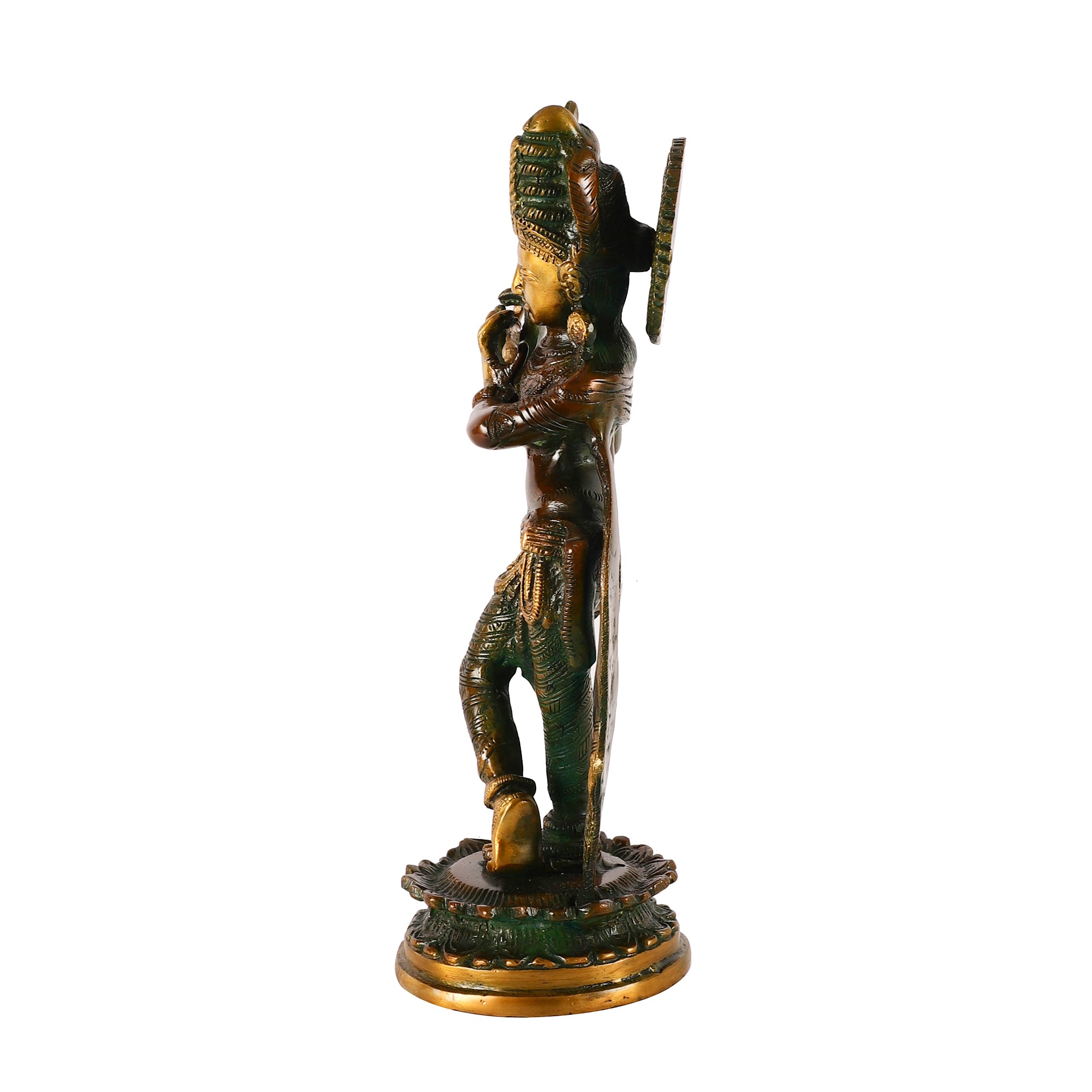 Handcrafted Brass Krishna Idol