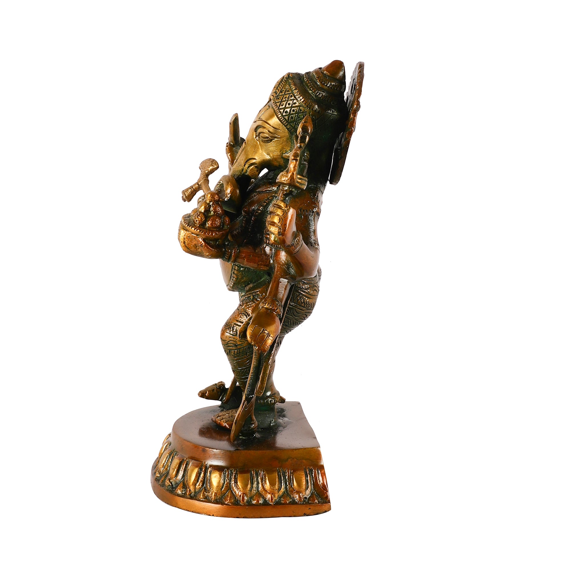 Handcrafted Brass Standing Ganesh