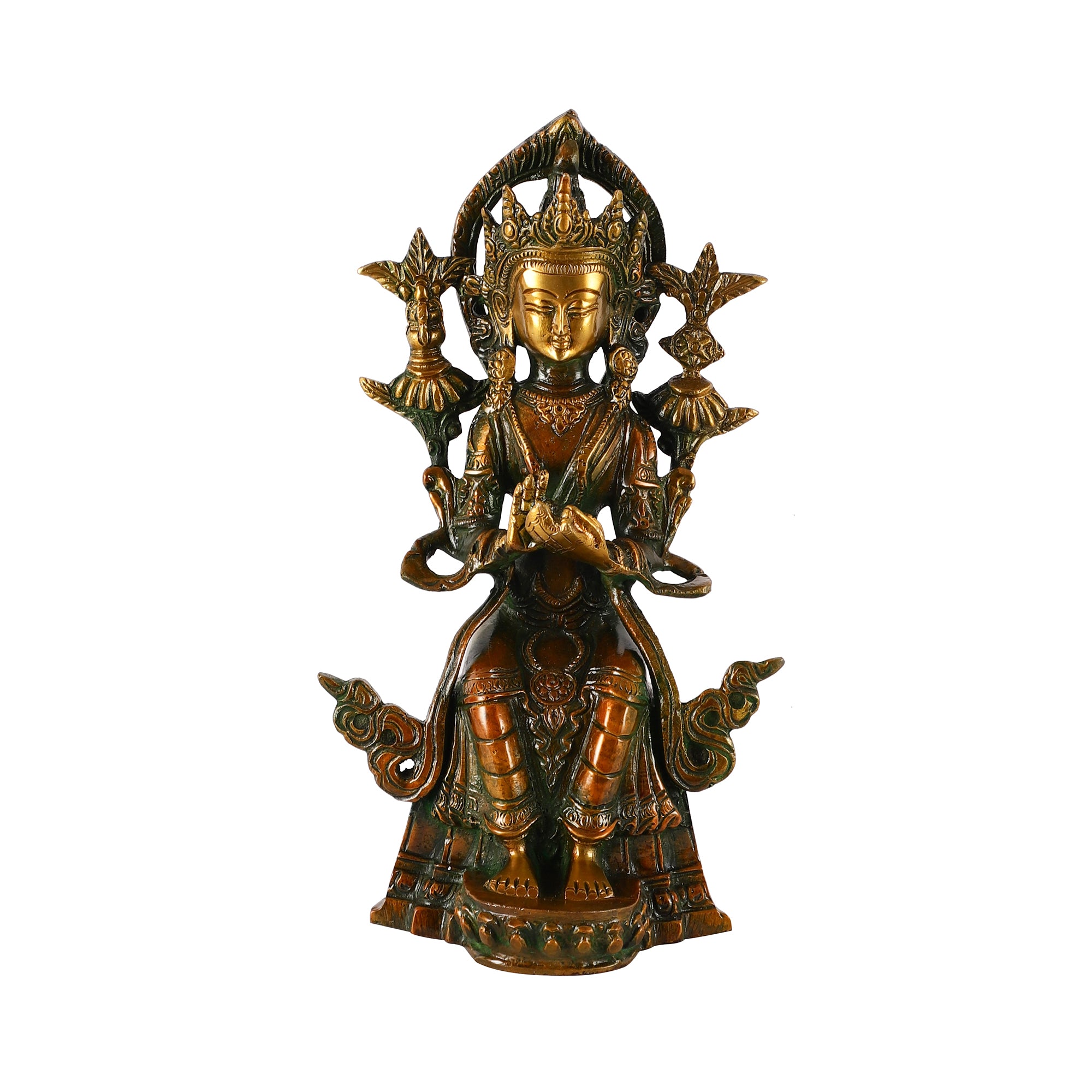Brass Maitre Buddha Idol