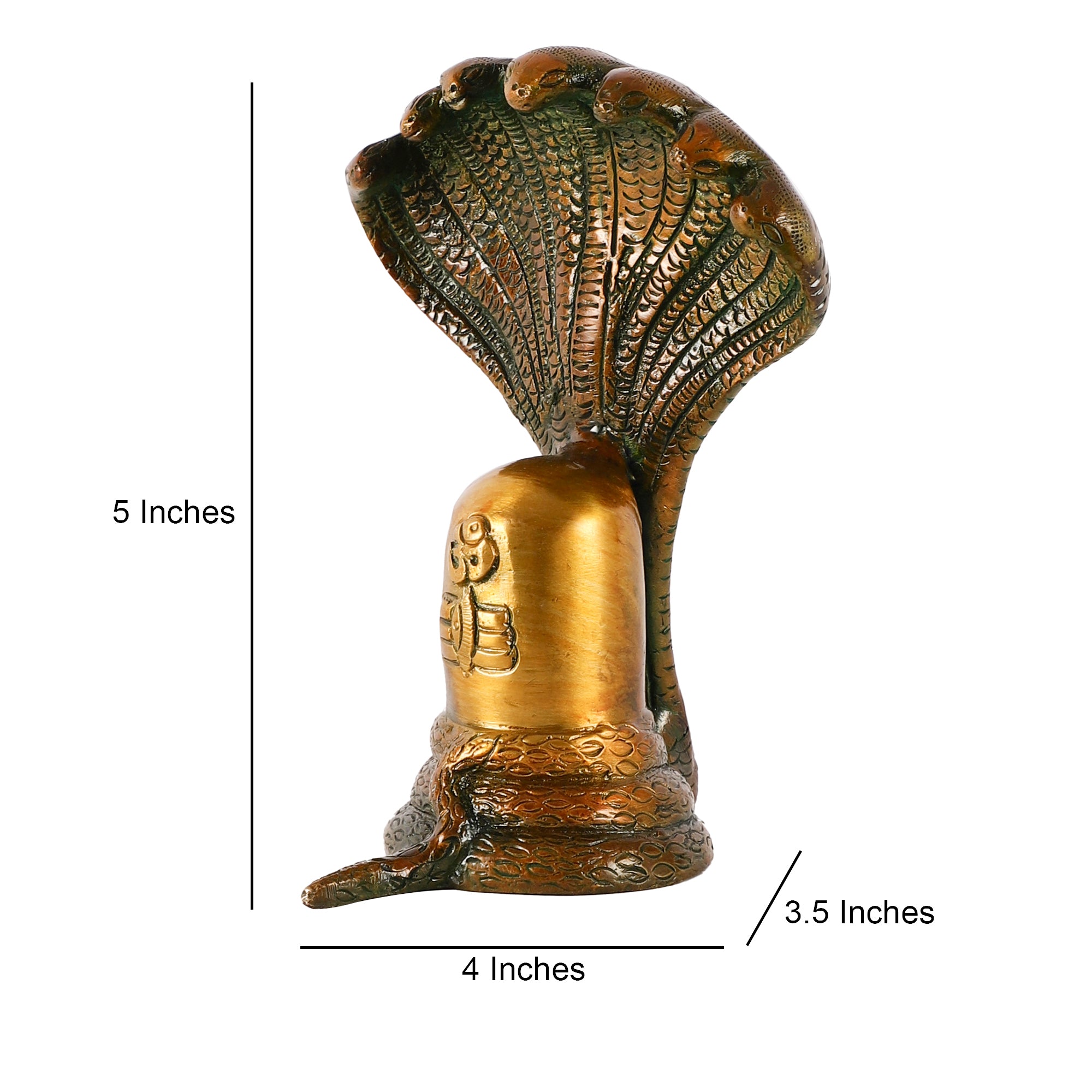 Handcrafted Brass Shivling