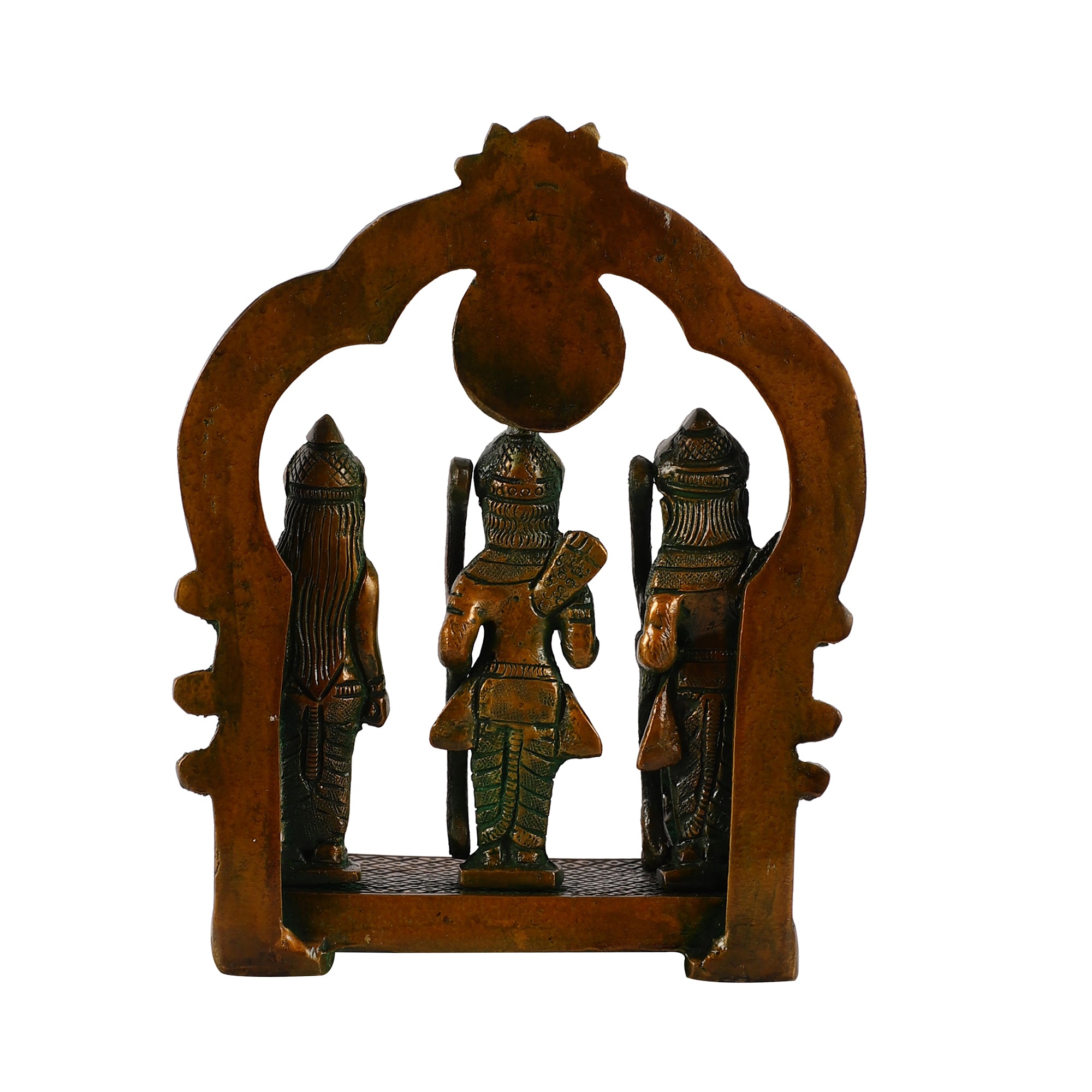 Antique Brass Ram Darbar (Green/Brown)