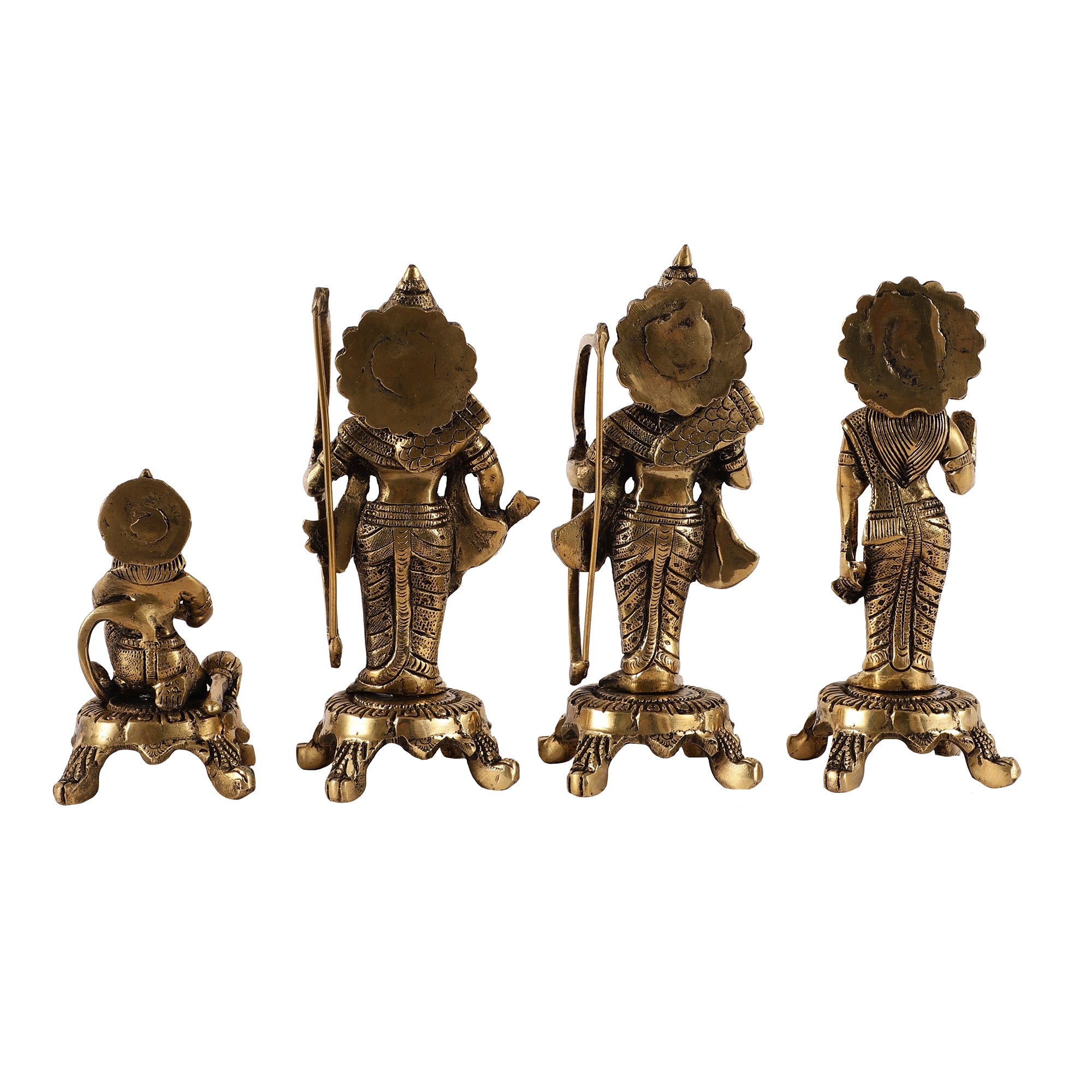 Handcrafted Brass Ram Darbaar (set of 4)