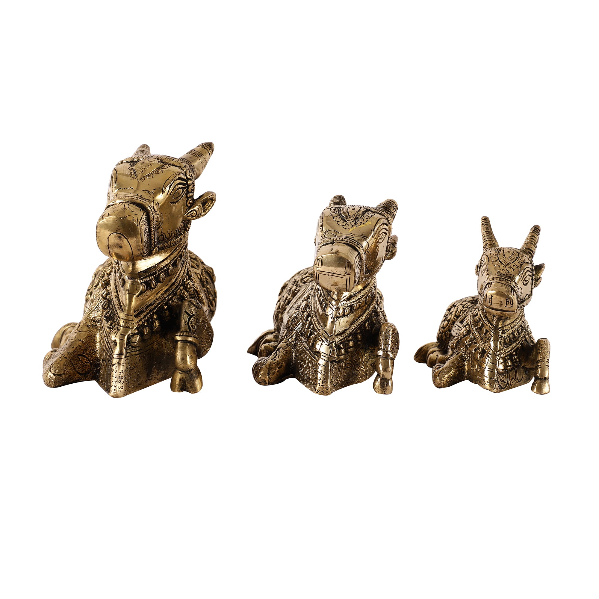 Handcrafted Brass Nandi (Single)