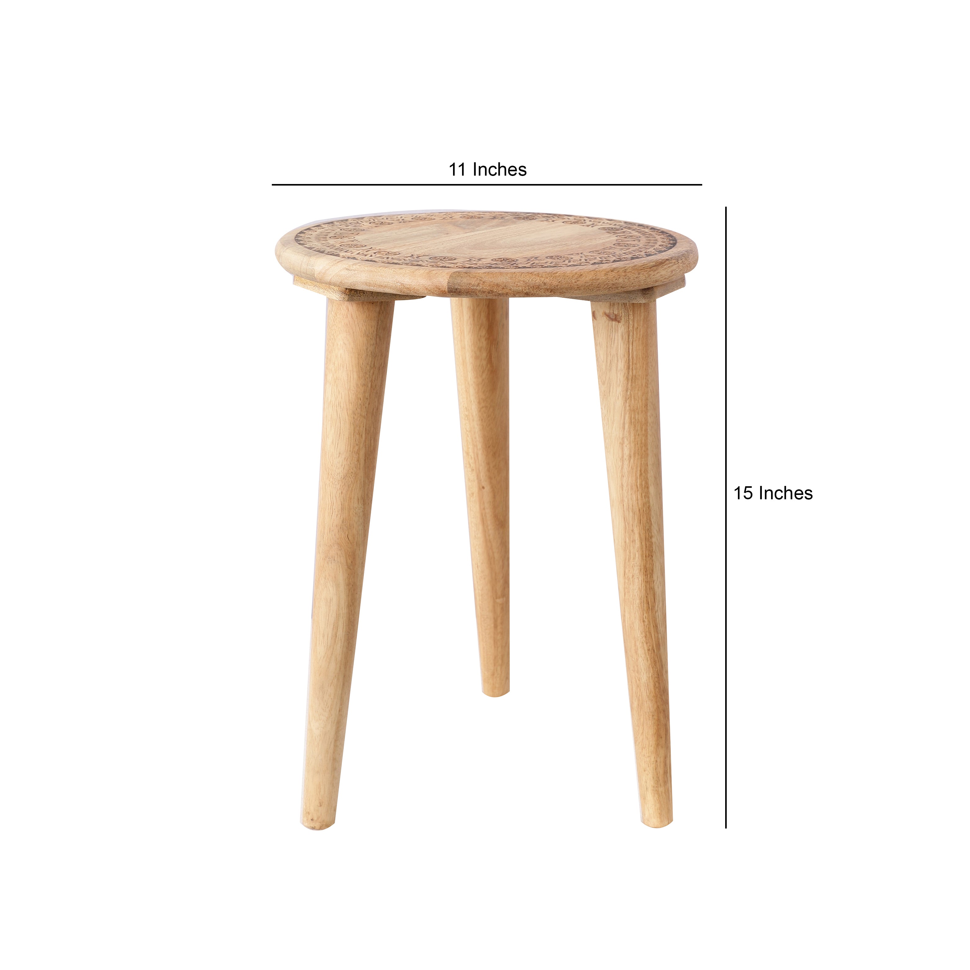 Round Wooden Table/Stool