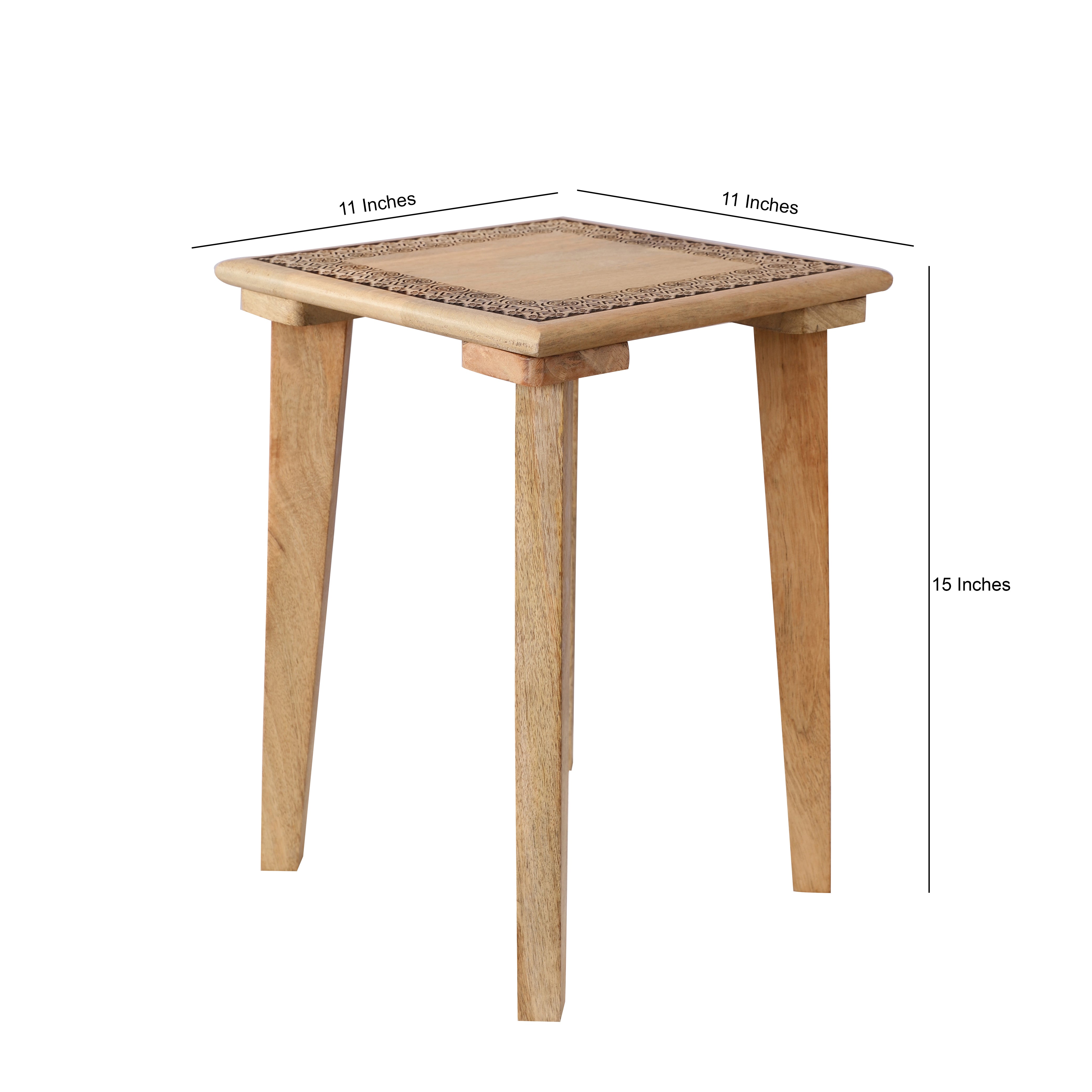 Square Wooden Table/Stool
