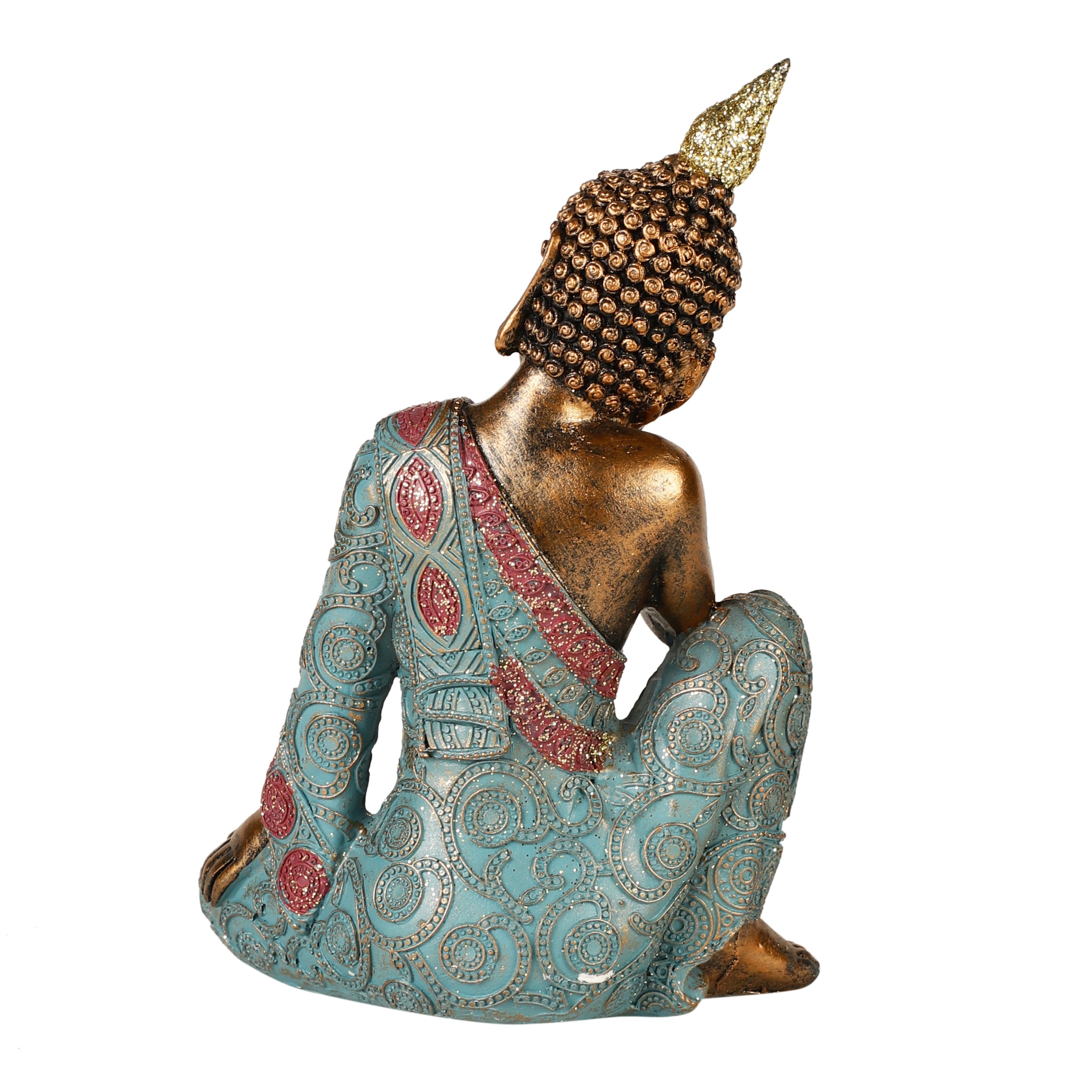 Turquoise Thinking Buddha