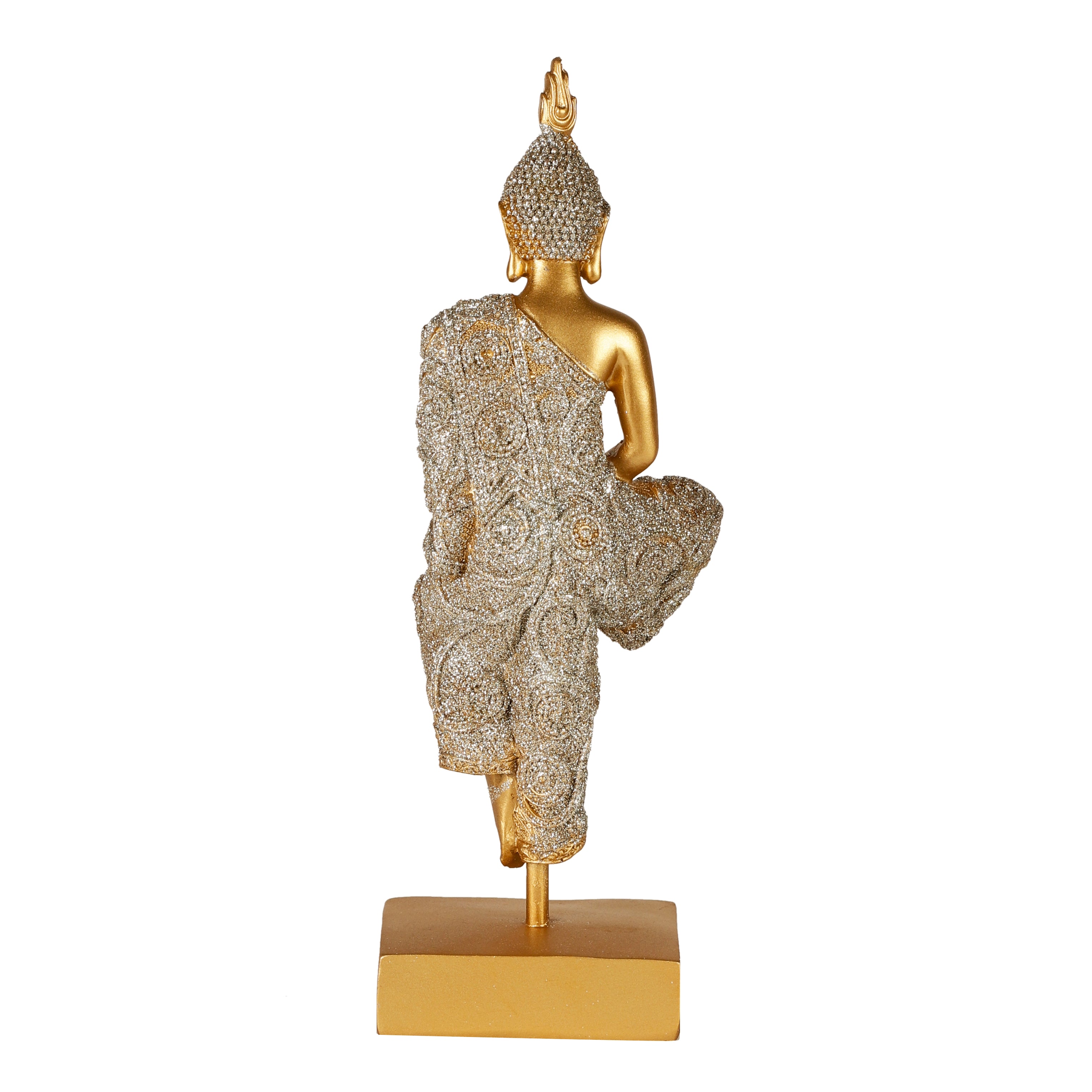 Shimmering Gold Seated Buddha