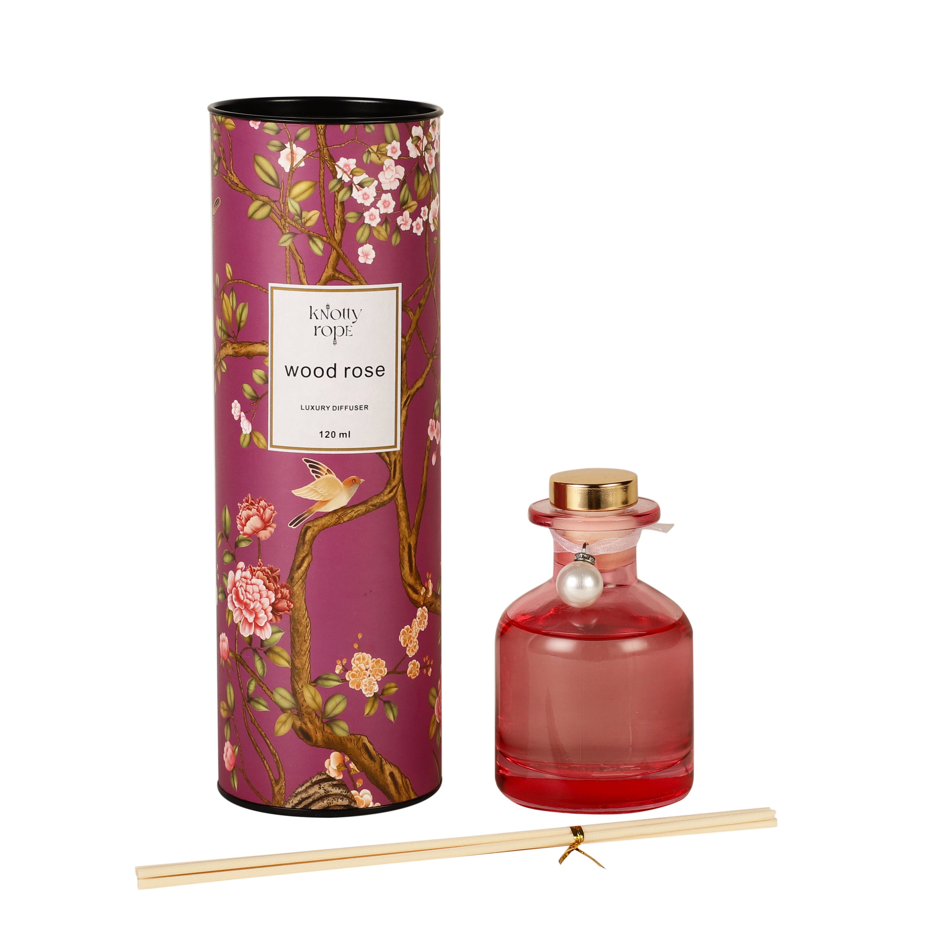 Wood Rose Essence Reed Diffuser