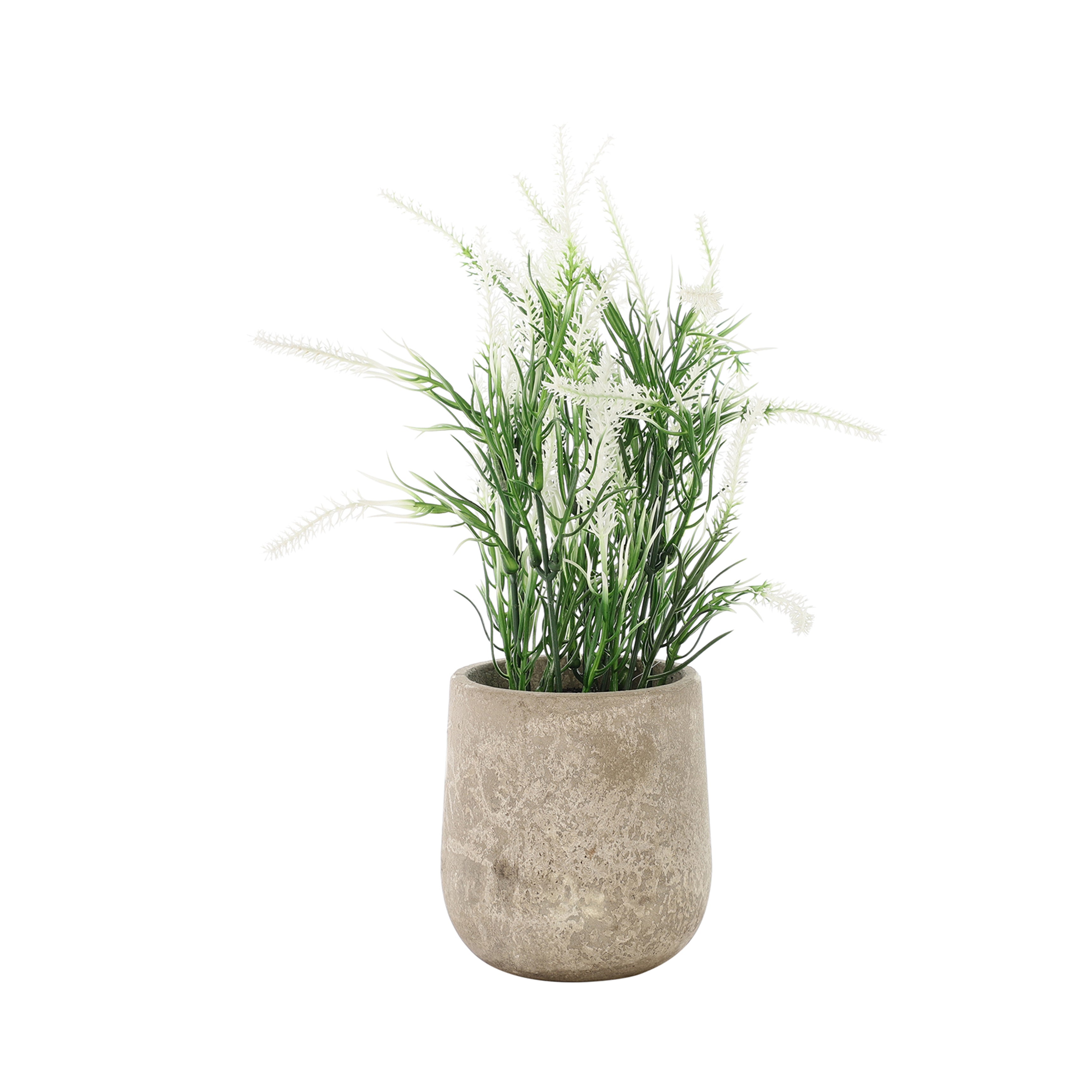 Faux Potted Lavender Flowers (Single)