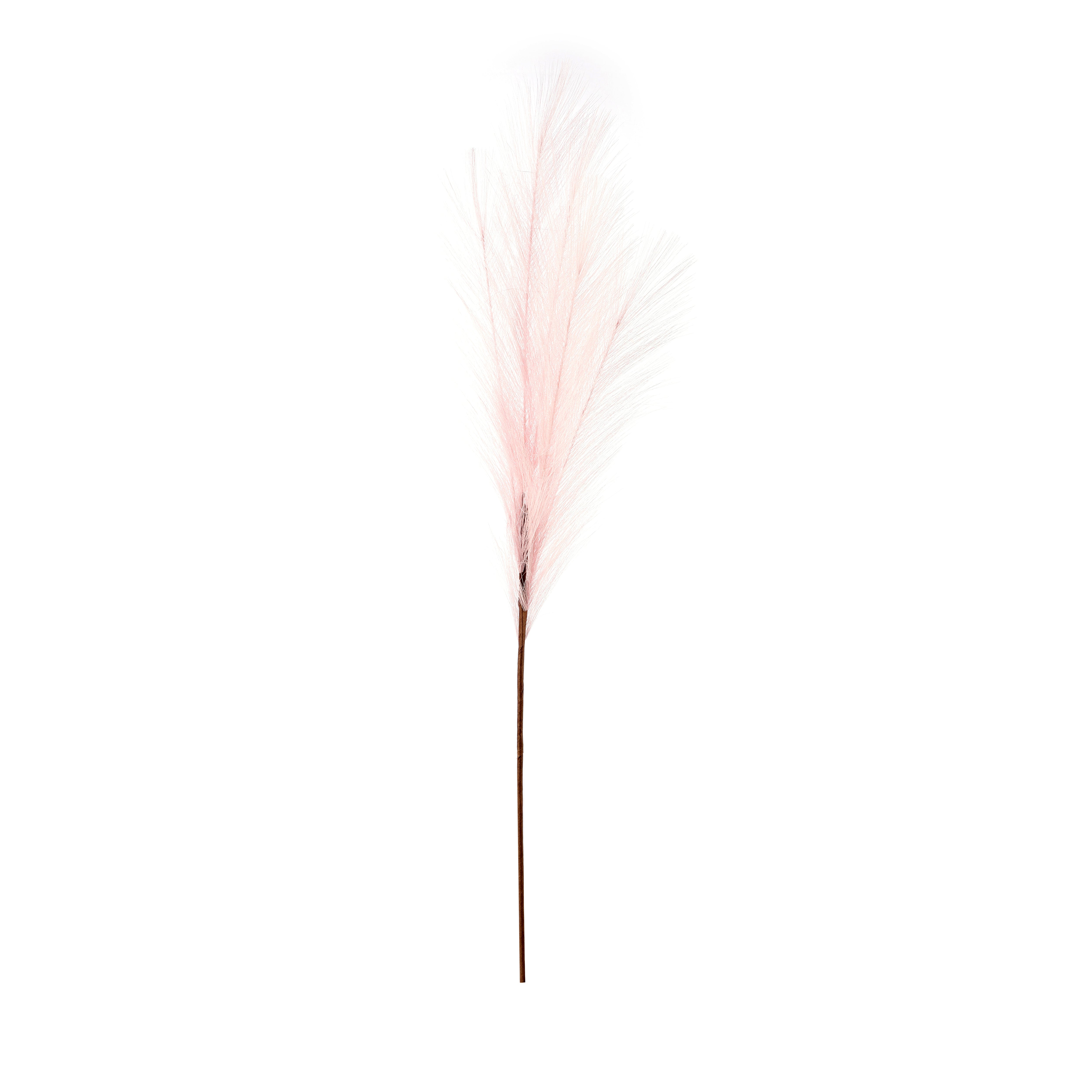 Blush Pink Faux Pampas Grass Stick (Set of 5)