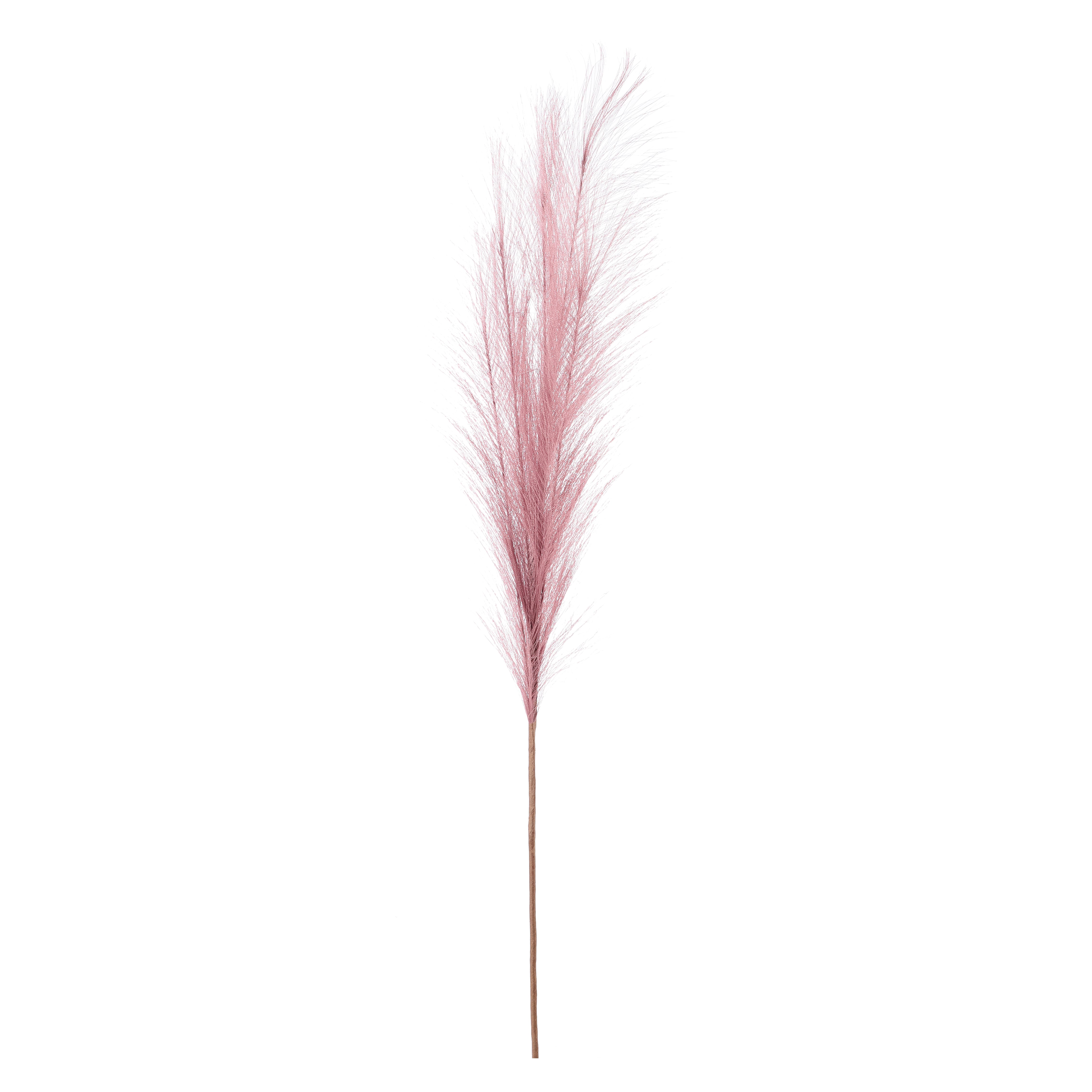 Mauve Faux Pampas Grass Stick (Set of 5)