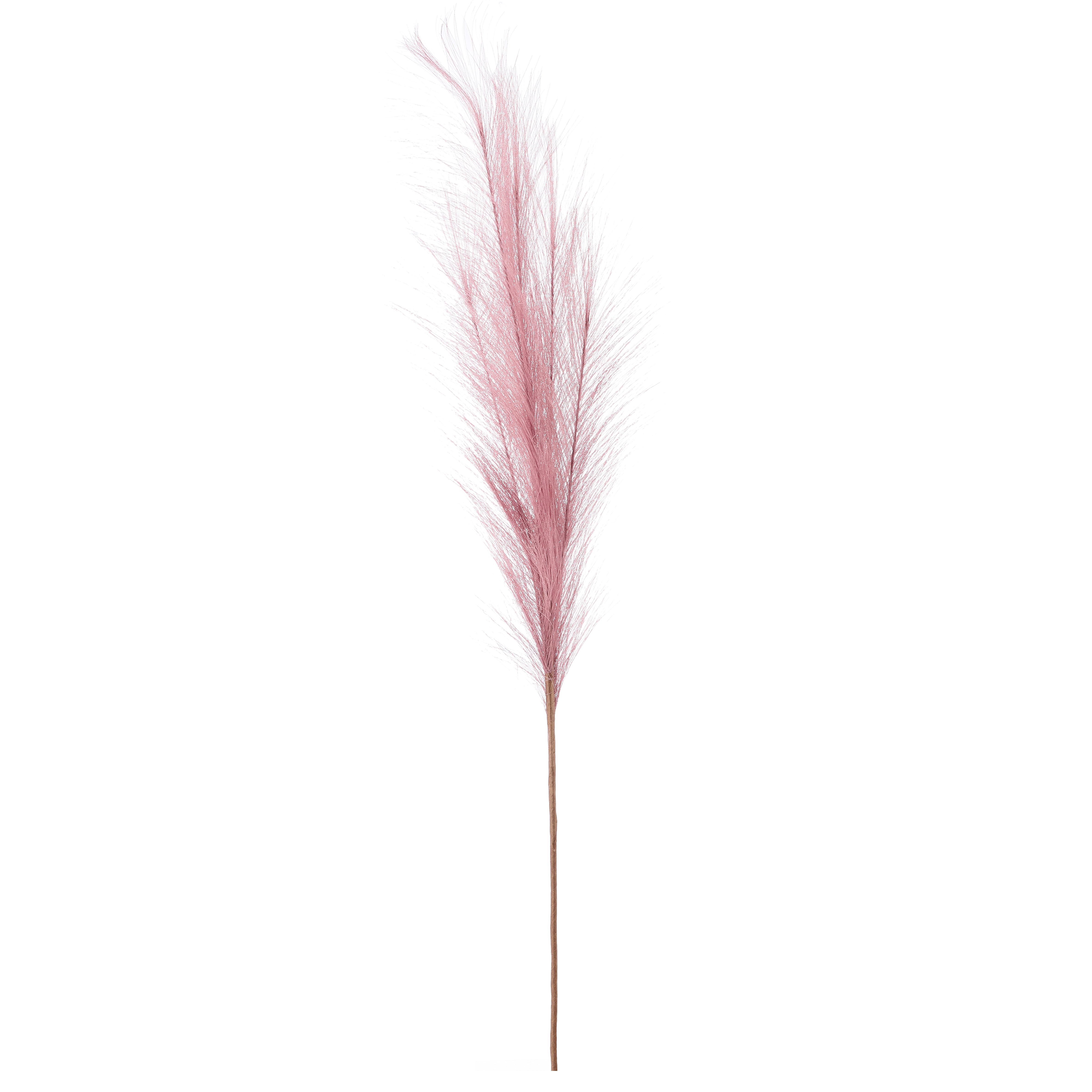 Mauve Faux Pampas Grass Stick (Set of 5)