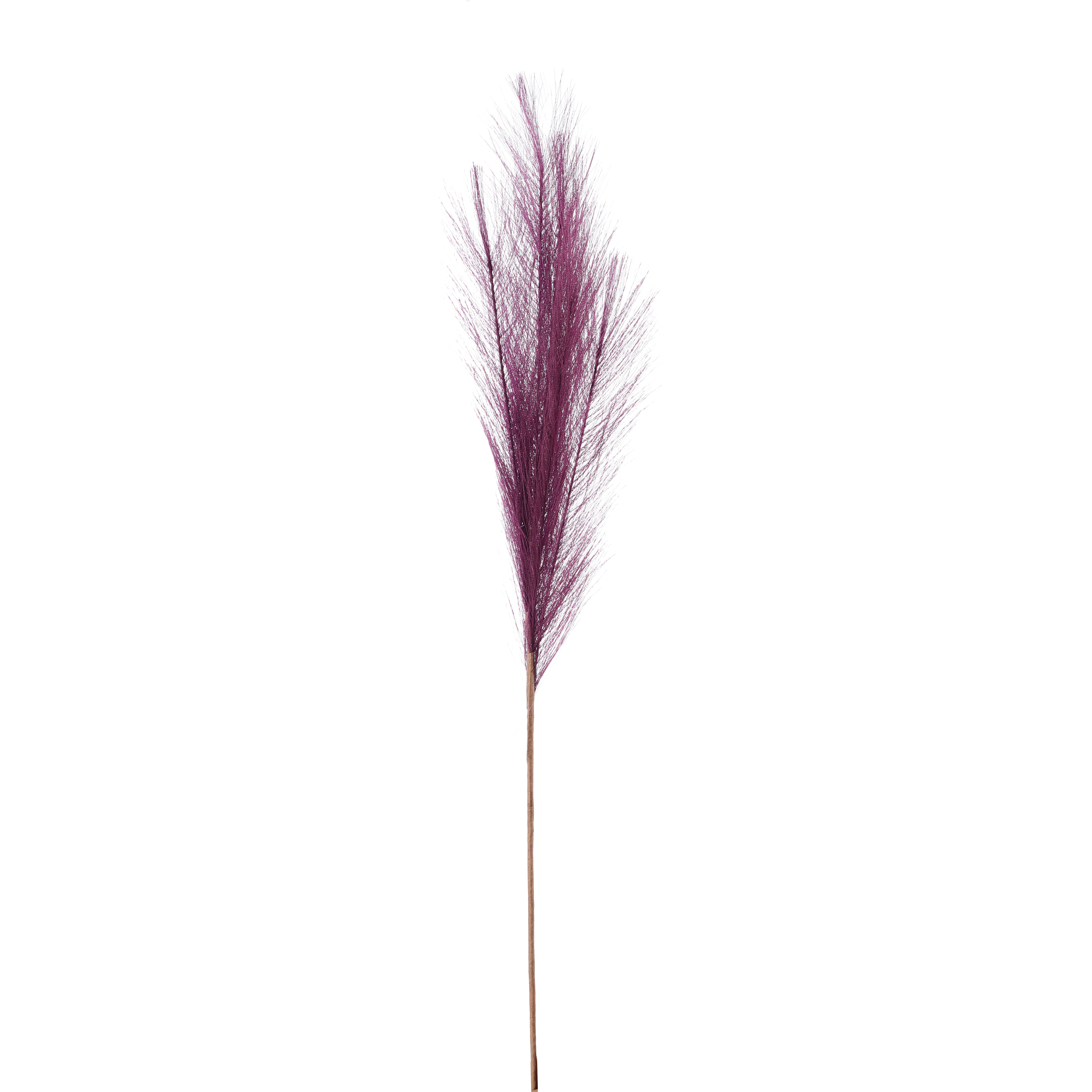 Purple Faux Pampas Grass Stick (Set of 5)