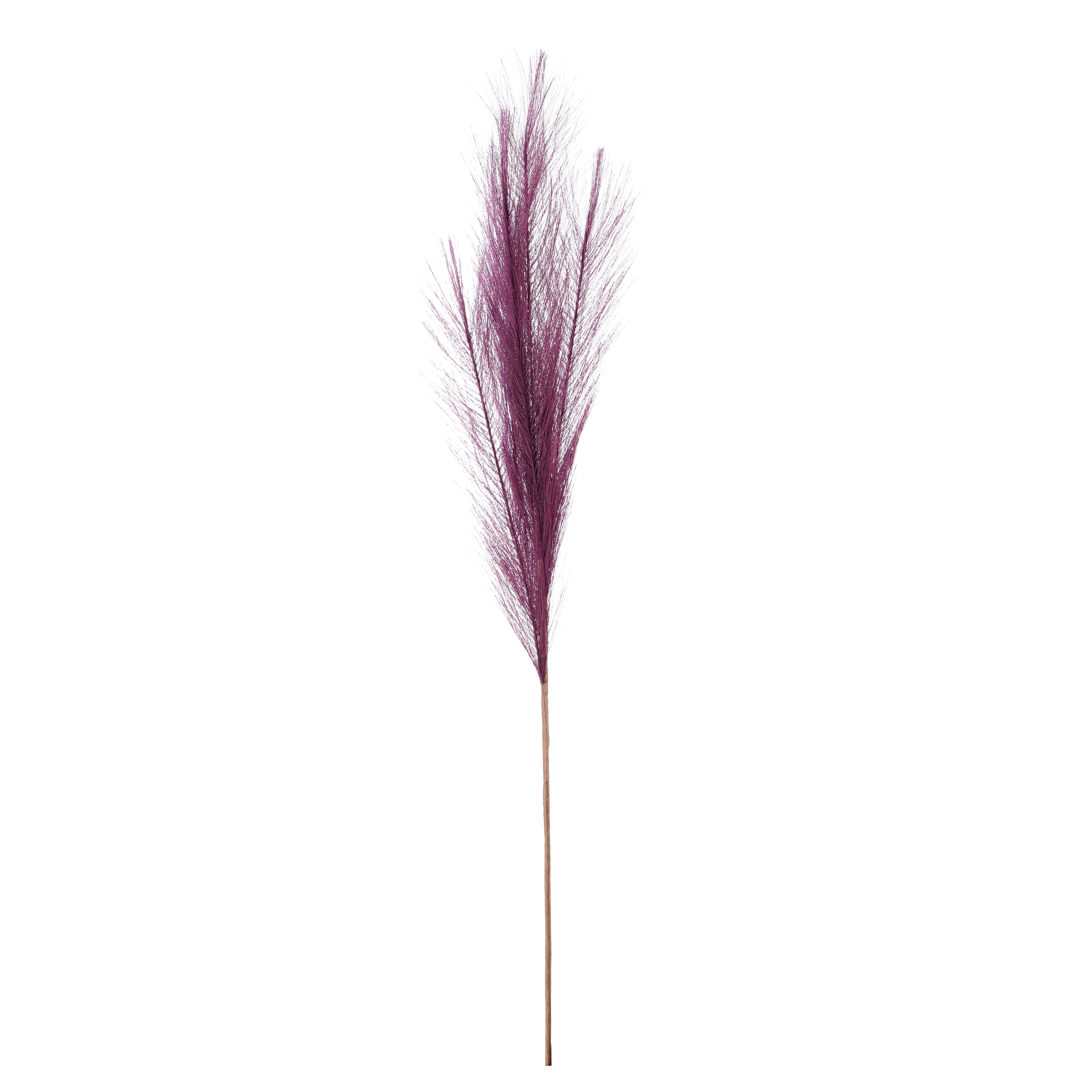 Purple Faux Pampas Grass Stick (Set of 5)