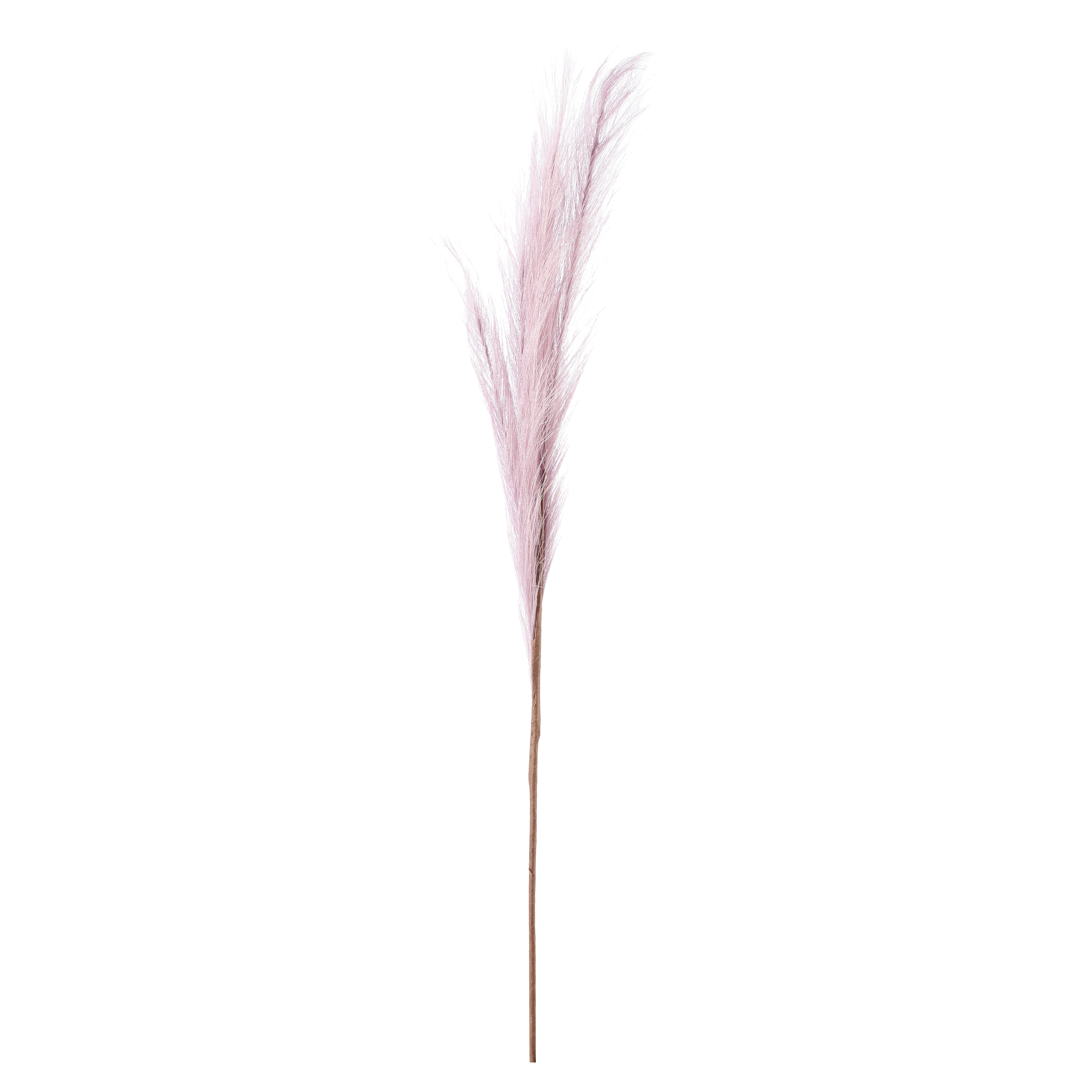 Fuchsia Faux Pampas Grass Stick (Set of 5)