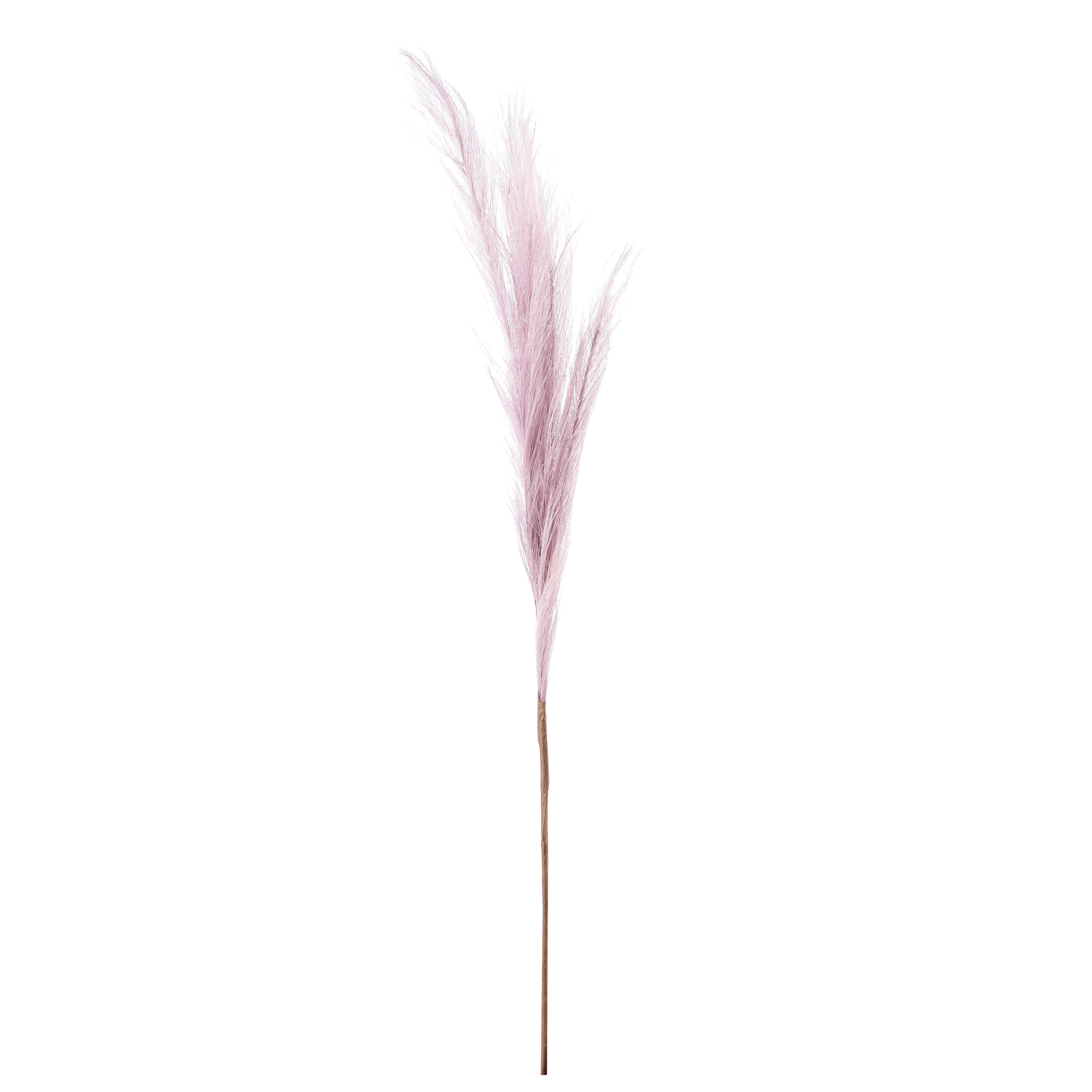 Fuchsia Faux Pampas Grass Stick (Set of 5)