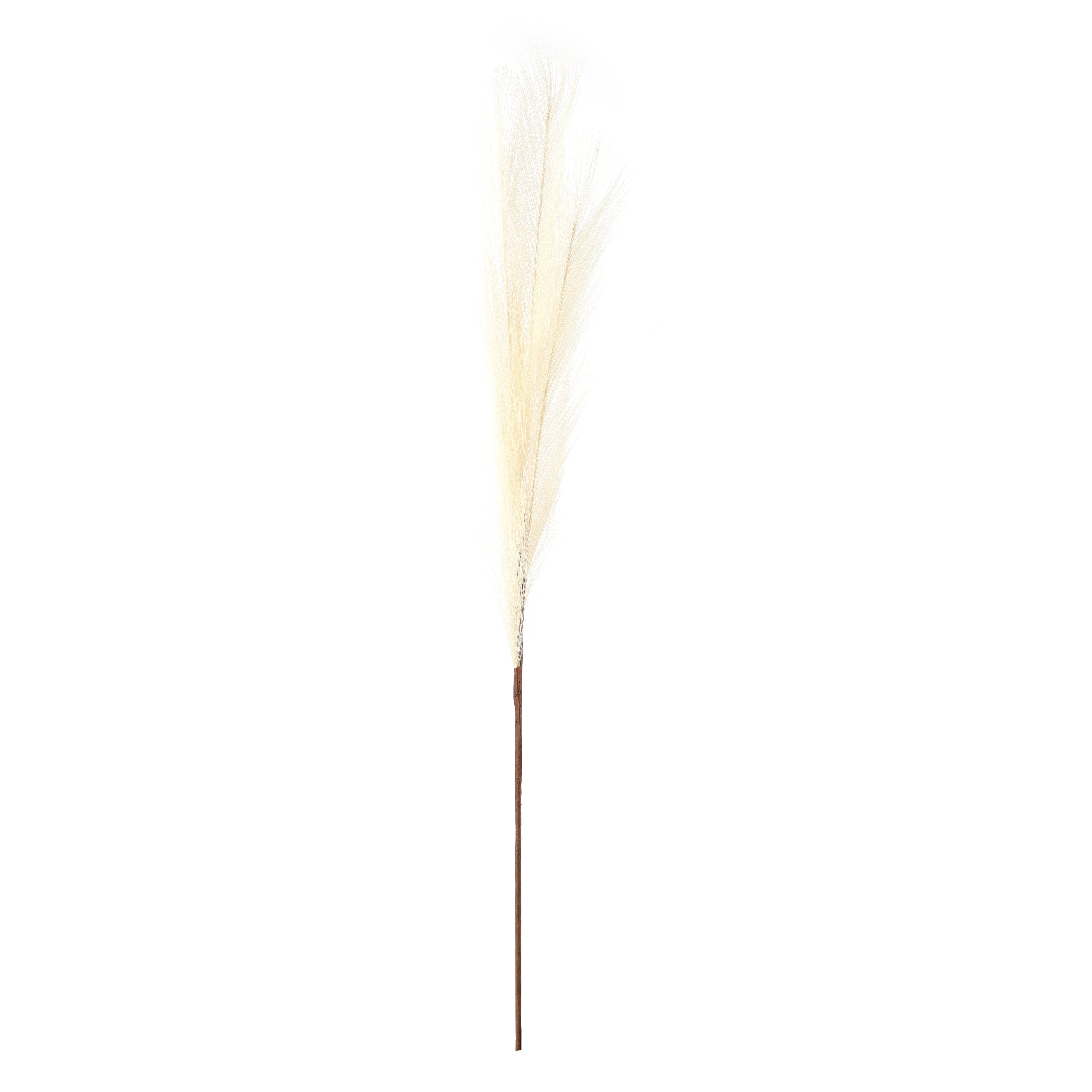 Cream Faux Pampas Grass Stick (Set of 5)