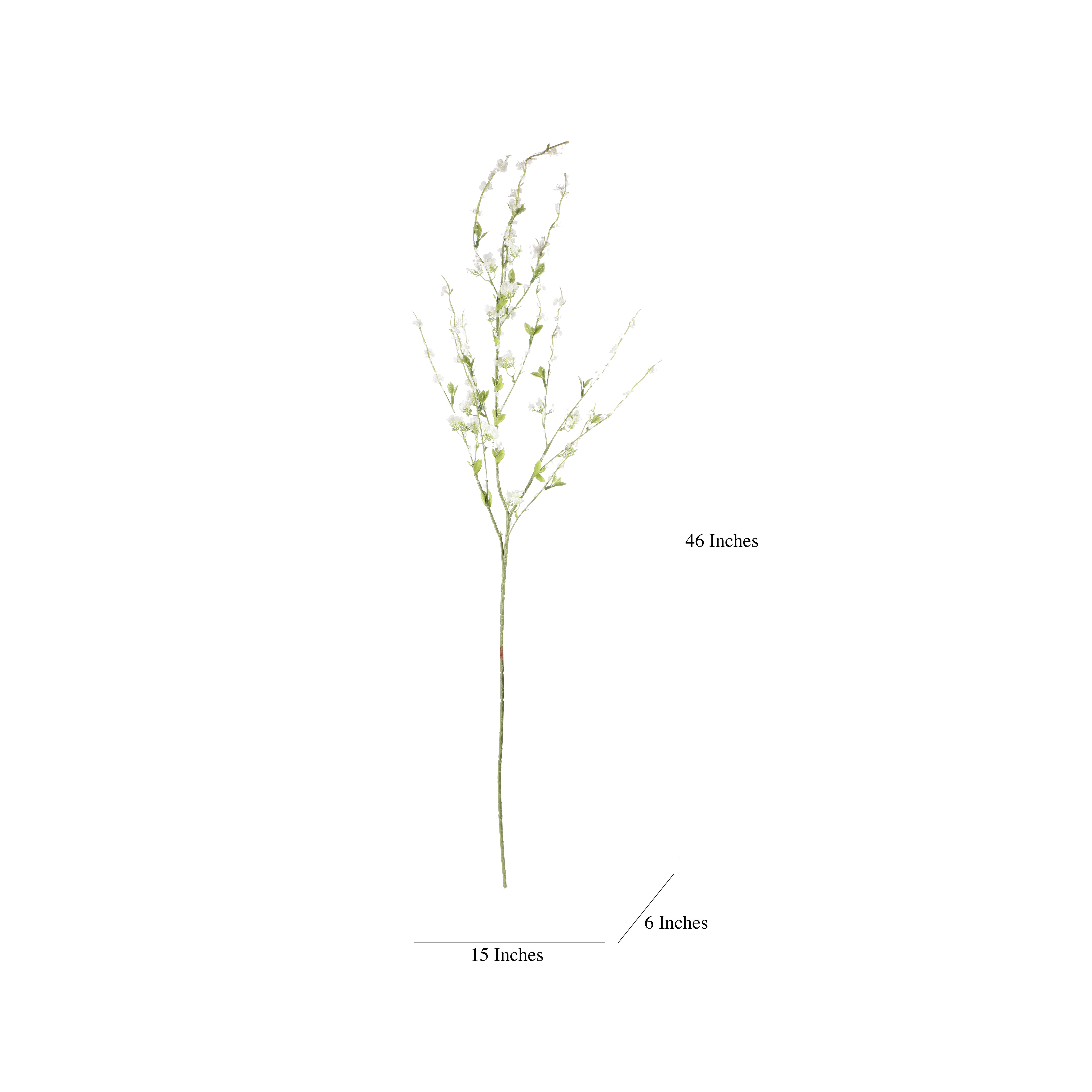 Delicate Faux White Gypsophila (Single)