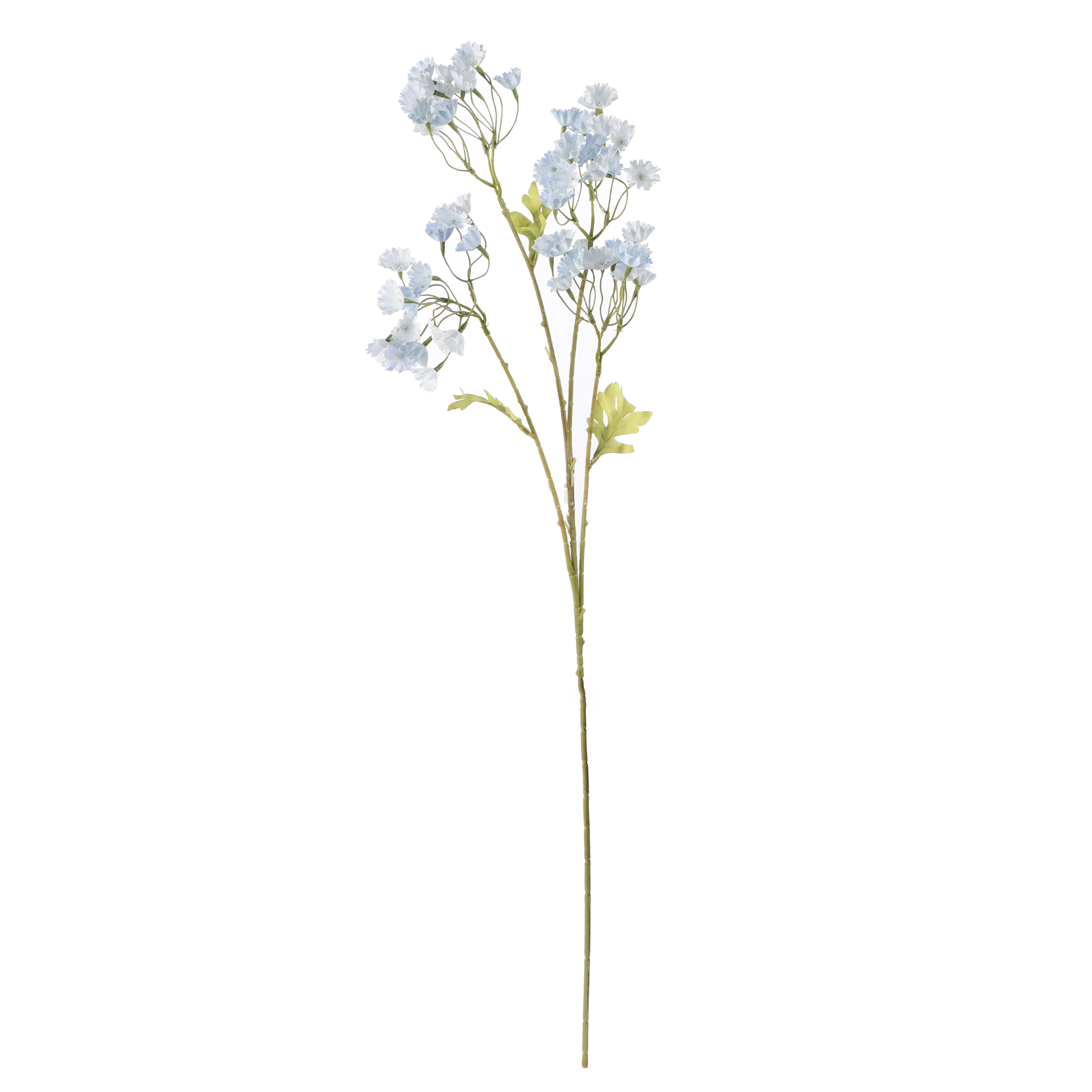 Faux Blue Baby's Breath Flower Stick (Single)