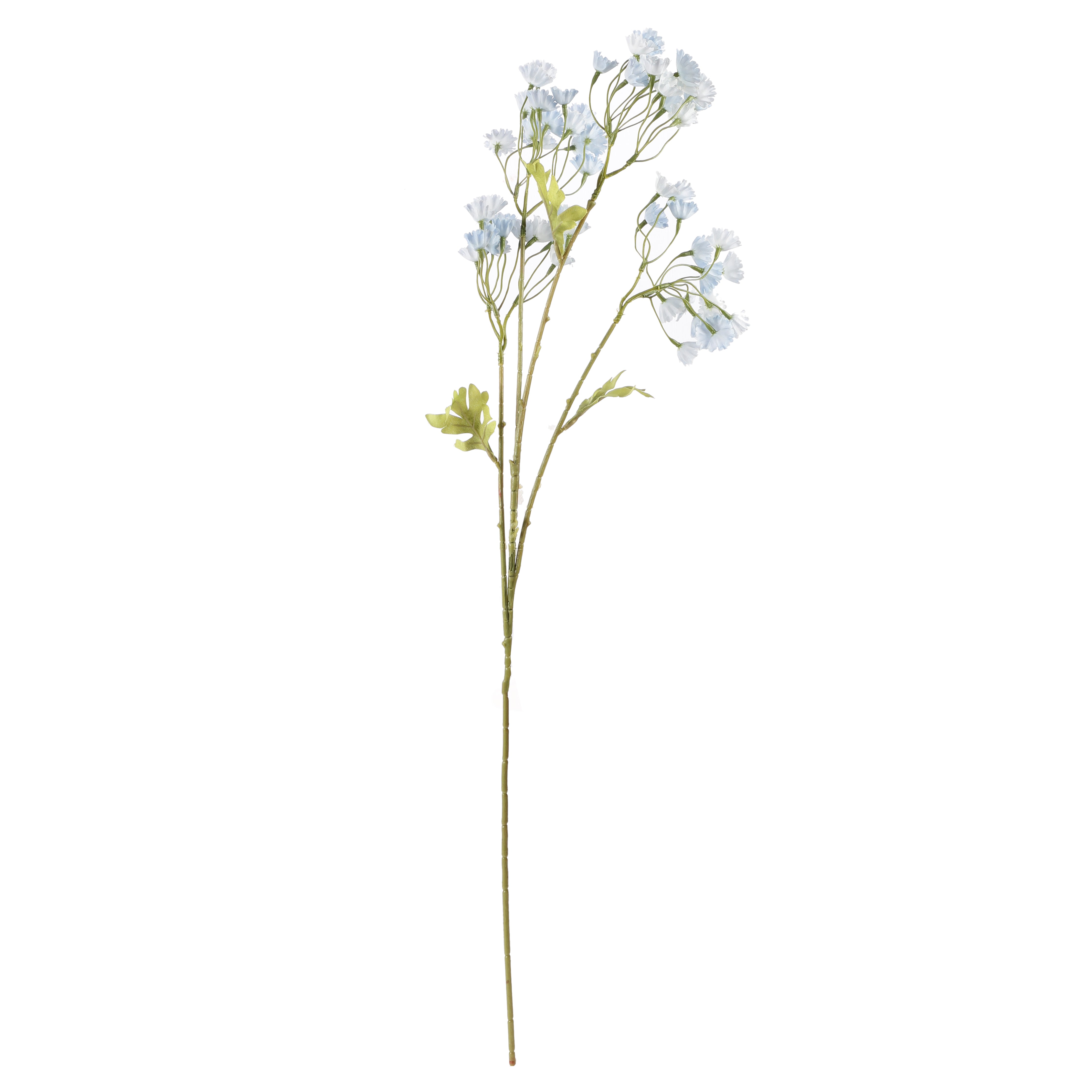 Faux Blue Baby's Breath Flower Stick (Single)