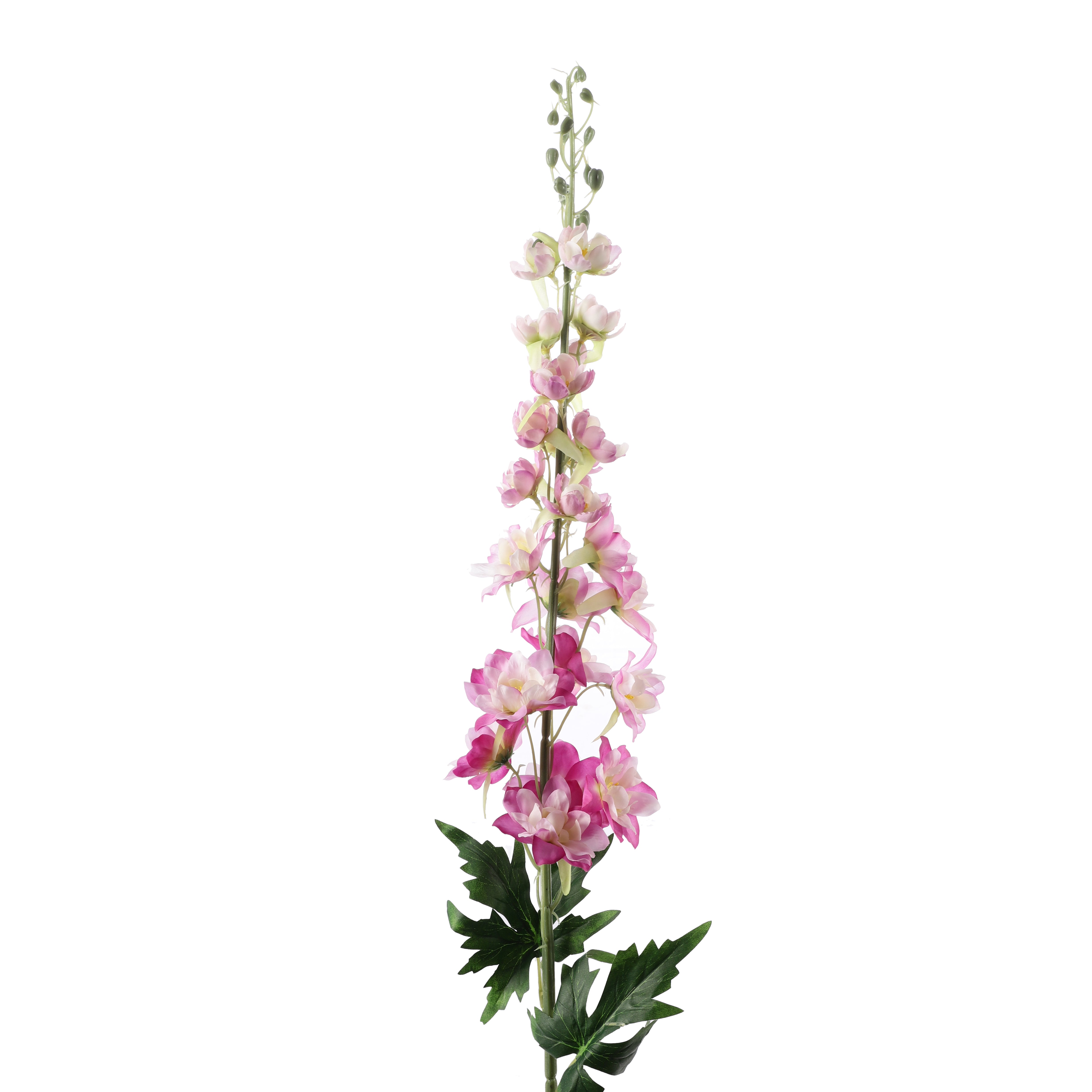 Faux Dual Shade Mauve Delphinium Stick (Single)