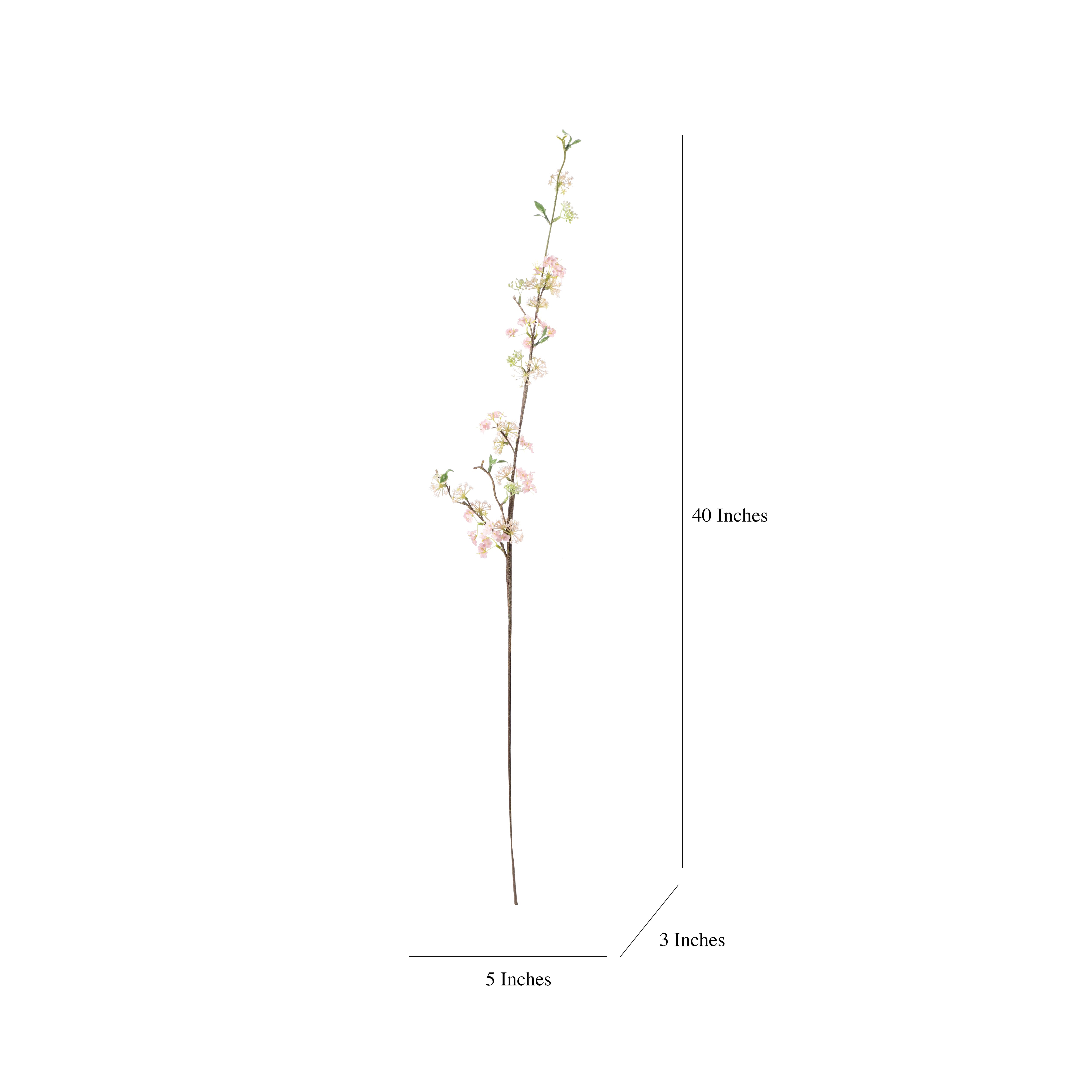 Light Pink Cherry Blossom Stick (Single)