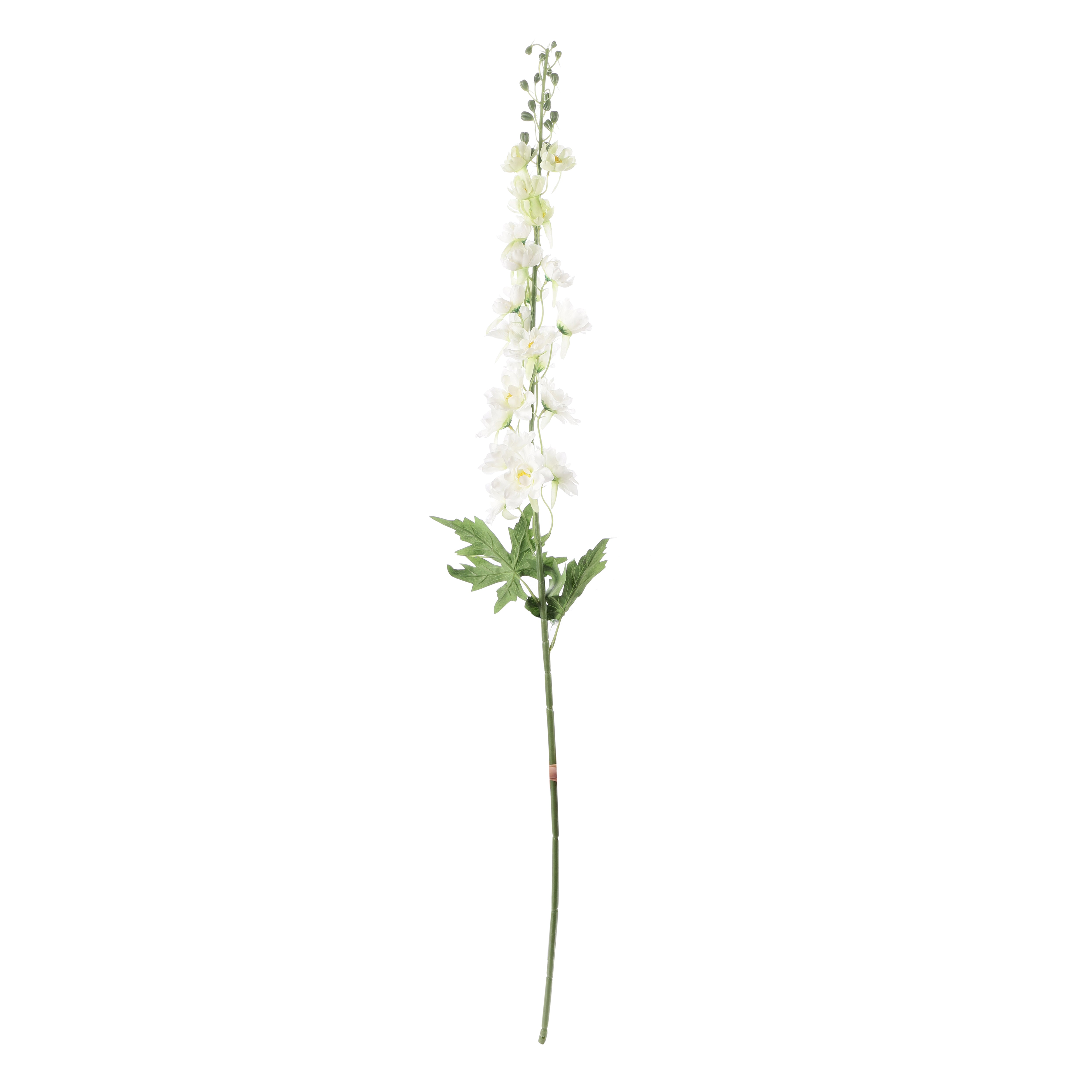 Faux Dual Shade White Delphinium Stick (Single)