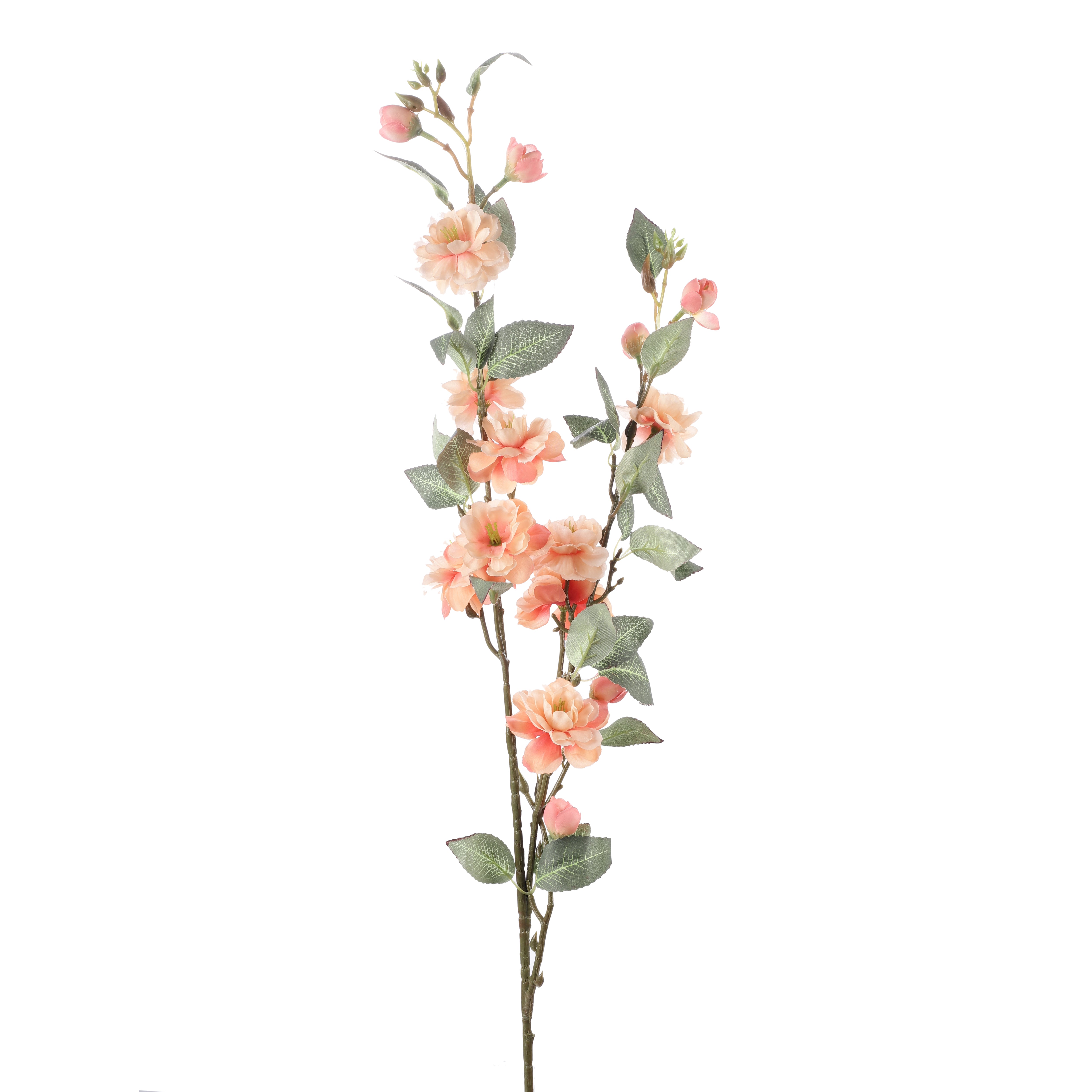 Faux Blush Pink Cherry Blossom Stick (Single)