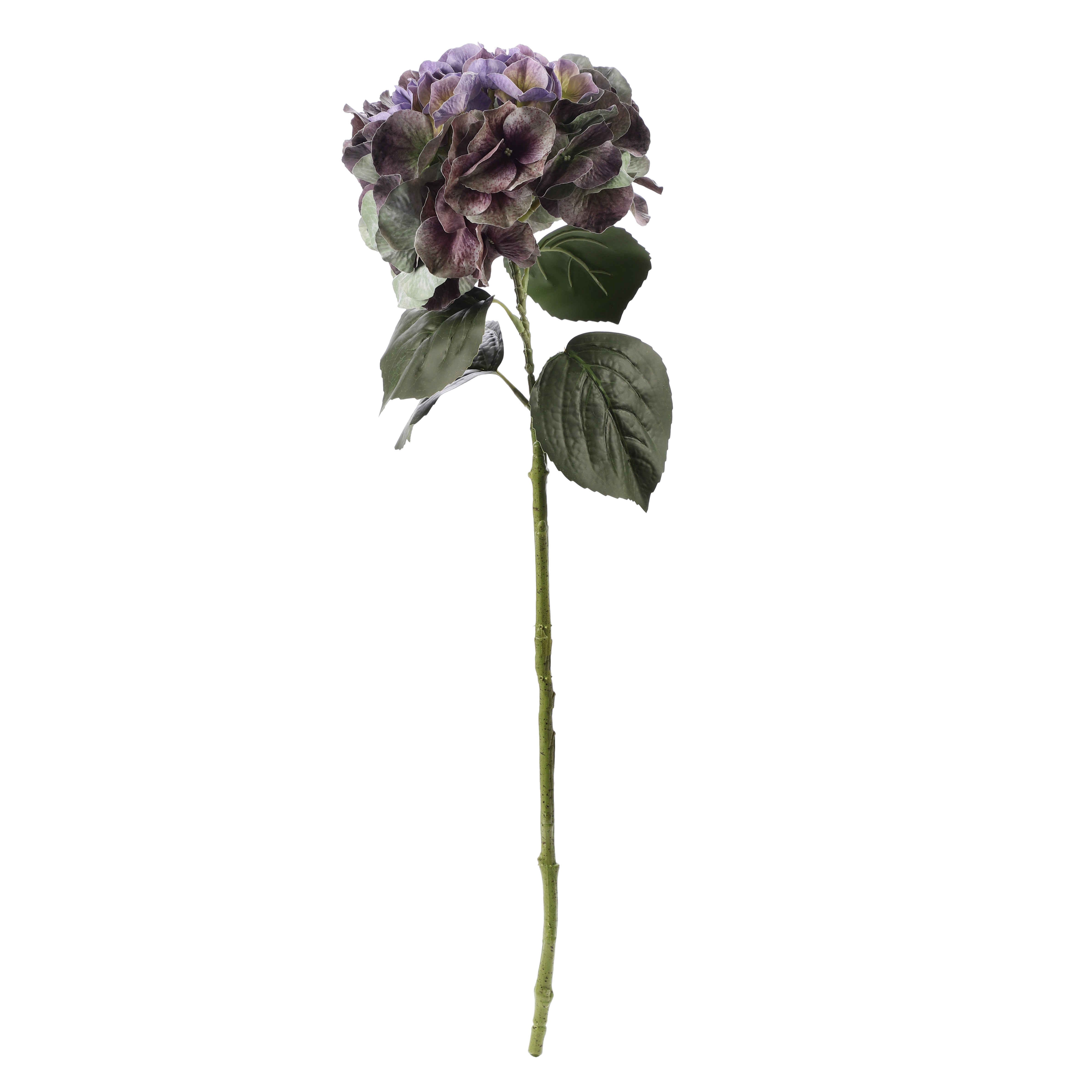 Faux Dual Shade Purple Hydrangea Stick (Single)