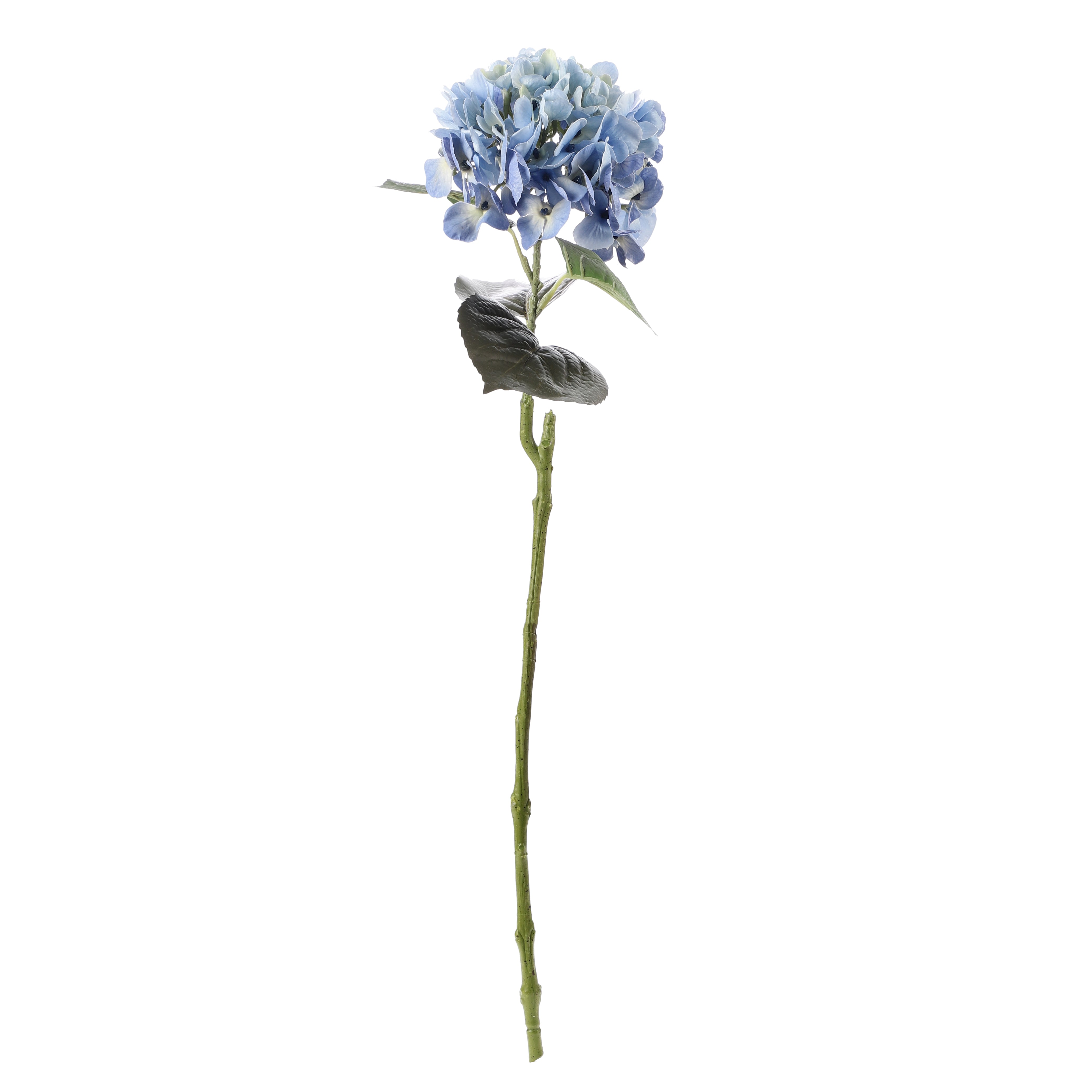 Faux Blue Hydrangea Stick (Single)