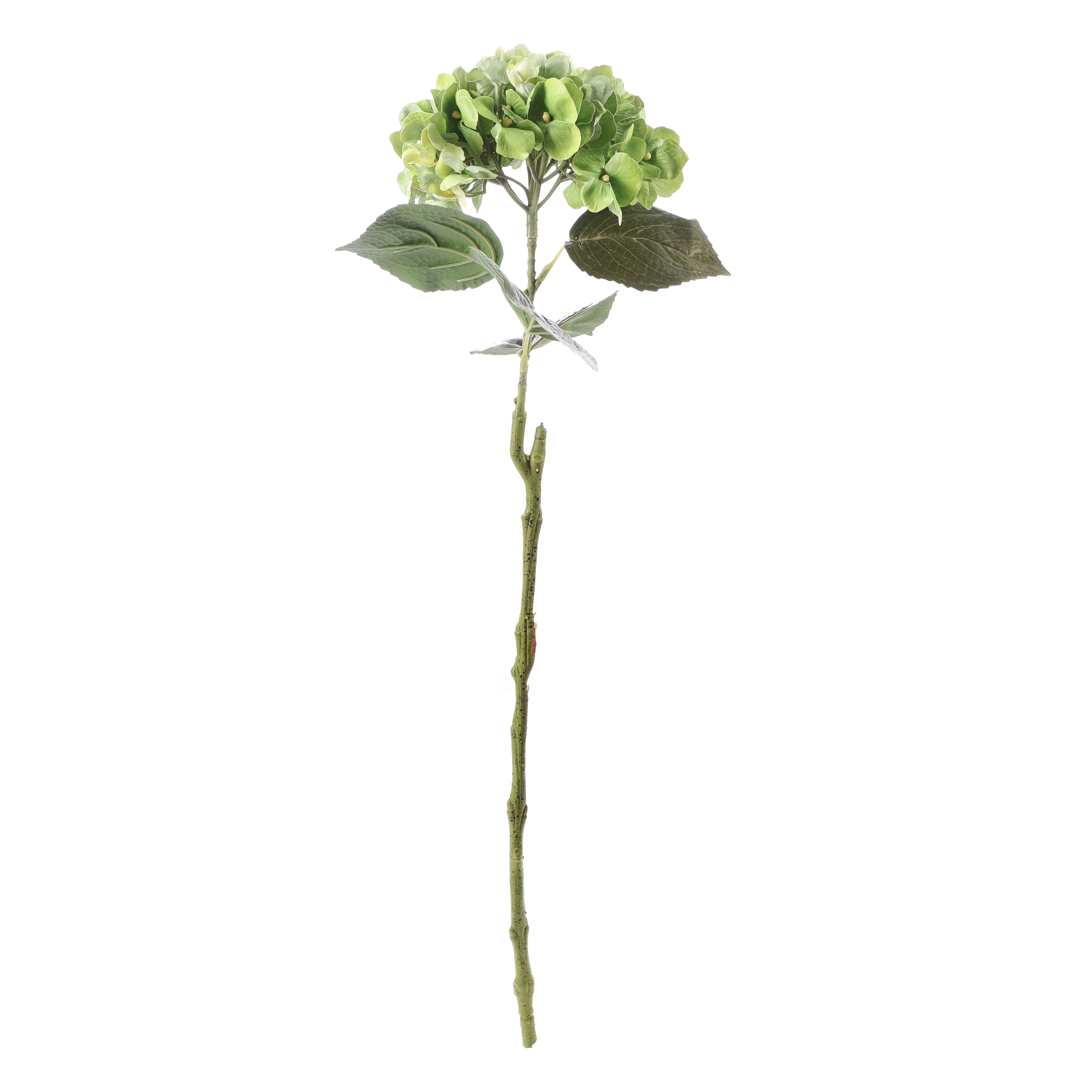 Faux Green Hydrangea Stick (Single)