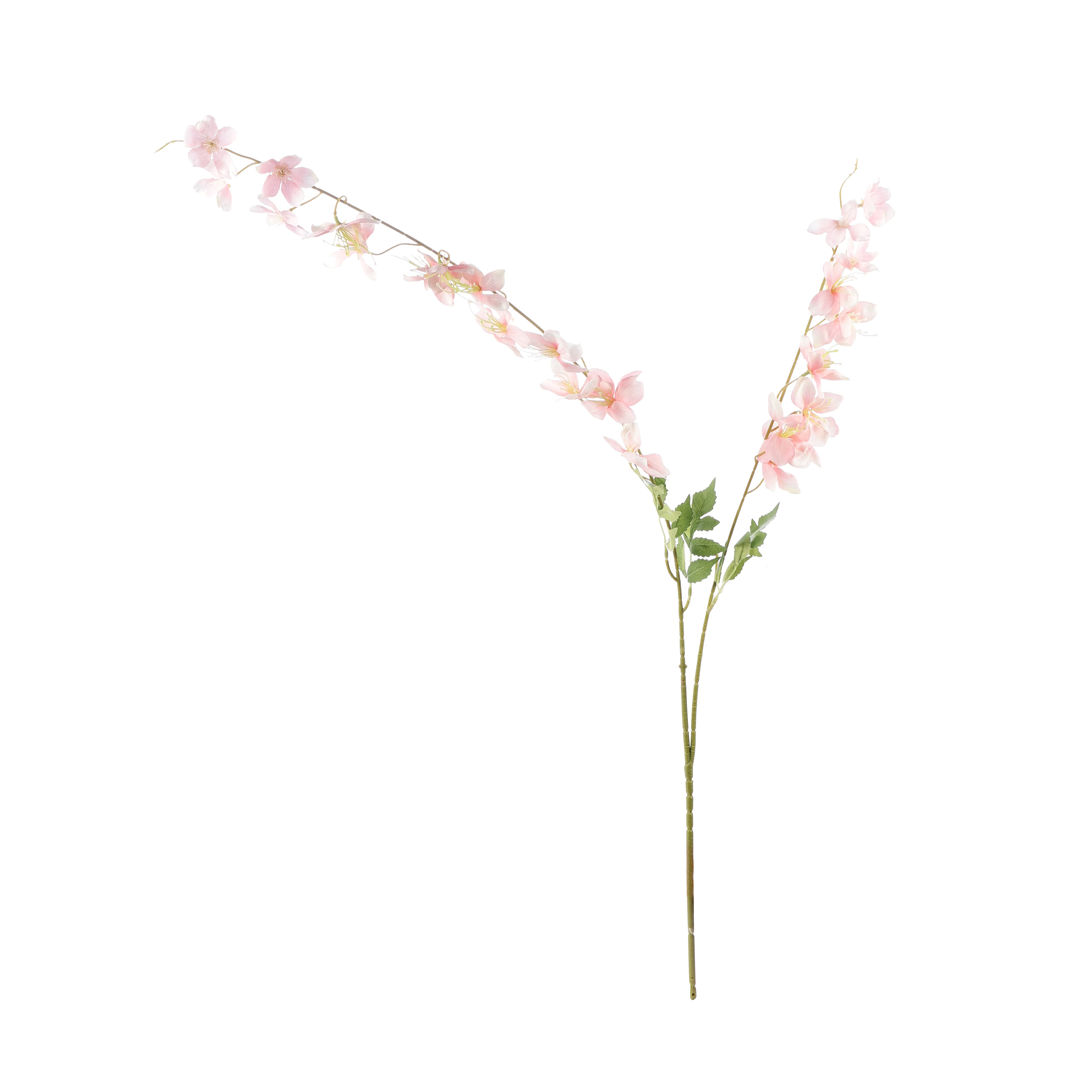 Faux Blush Pink Wisteria Flower Stem (Single)