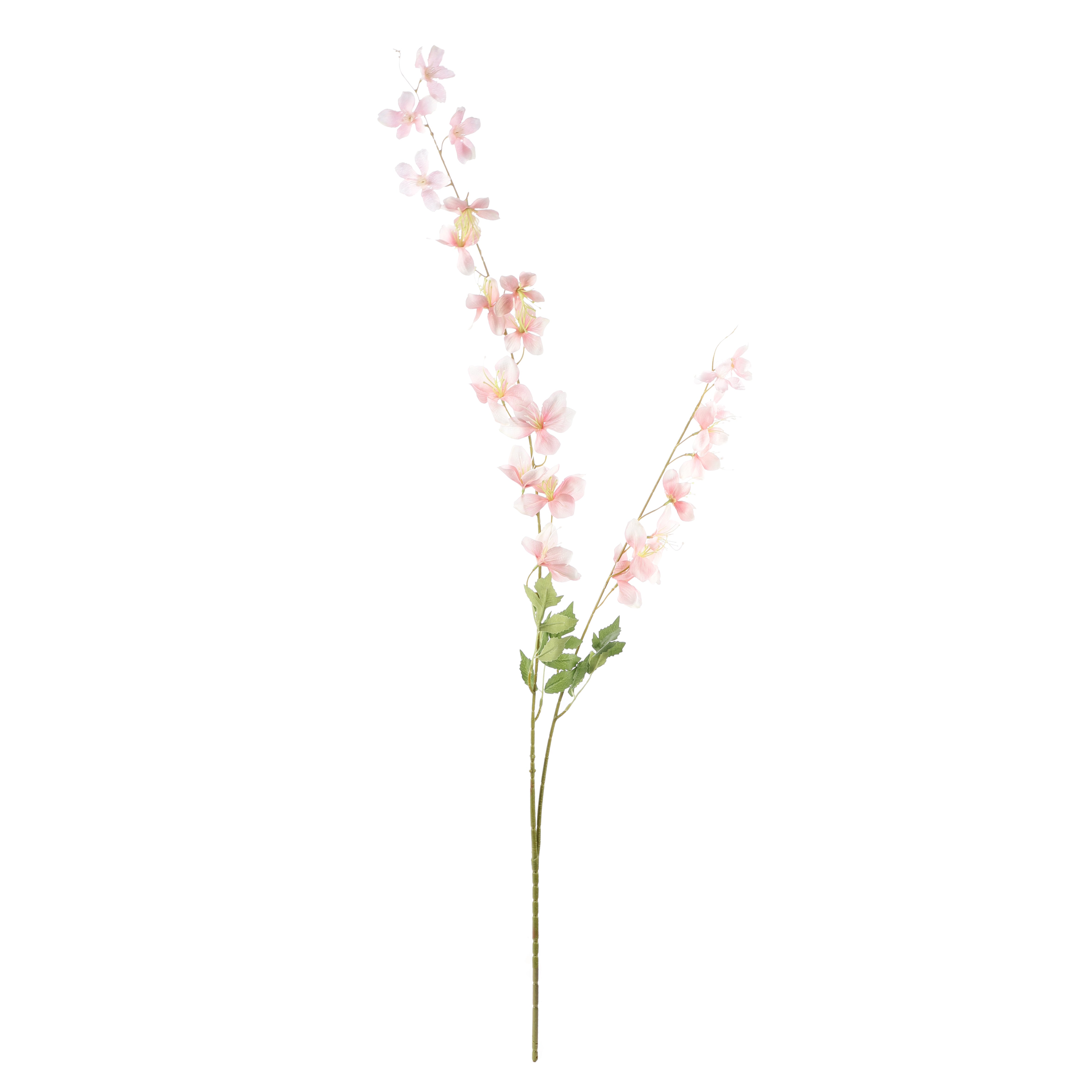 Faux Blush Pink Wisteria Flower Stem (Single)