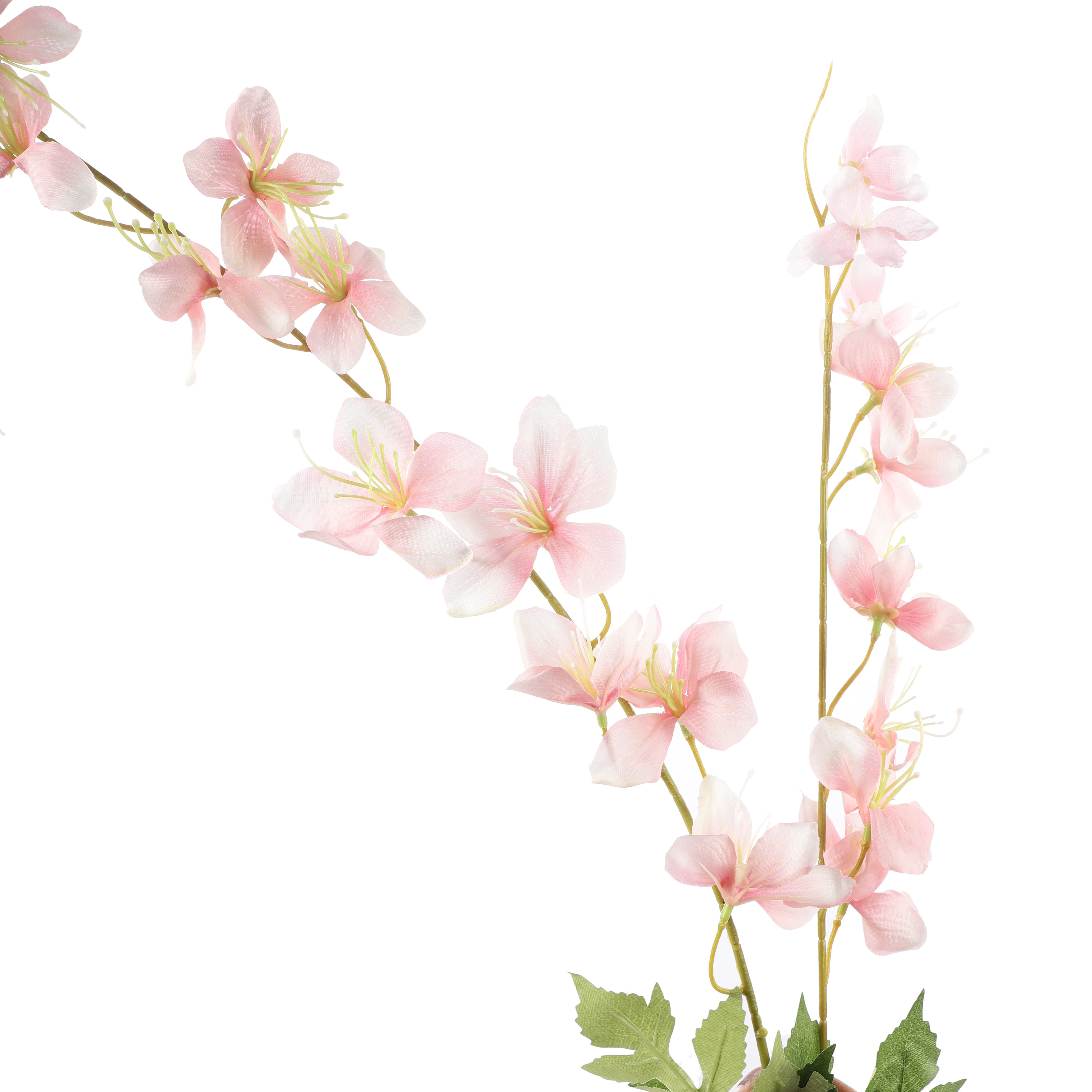 Faux Blush Pink Wisteria Flower Stem (Single)