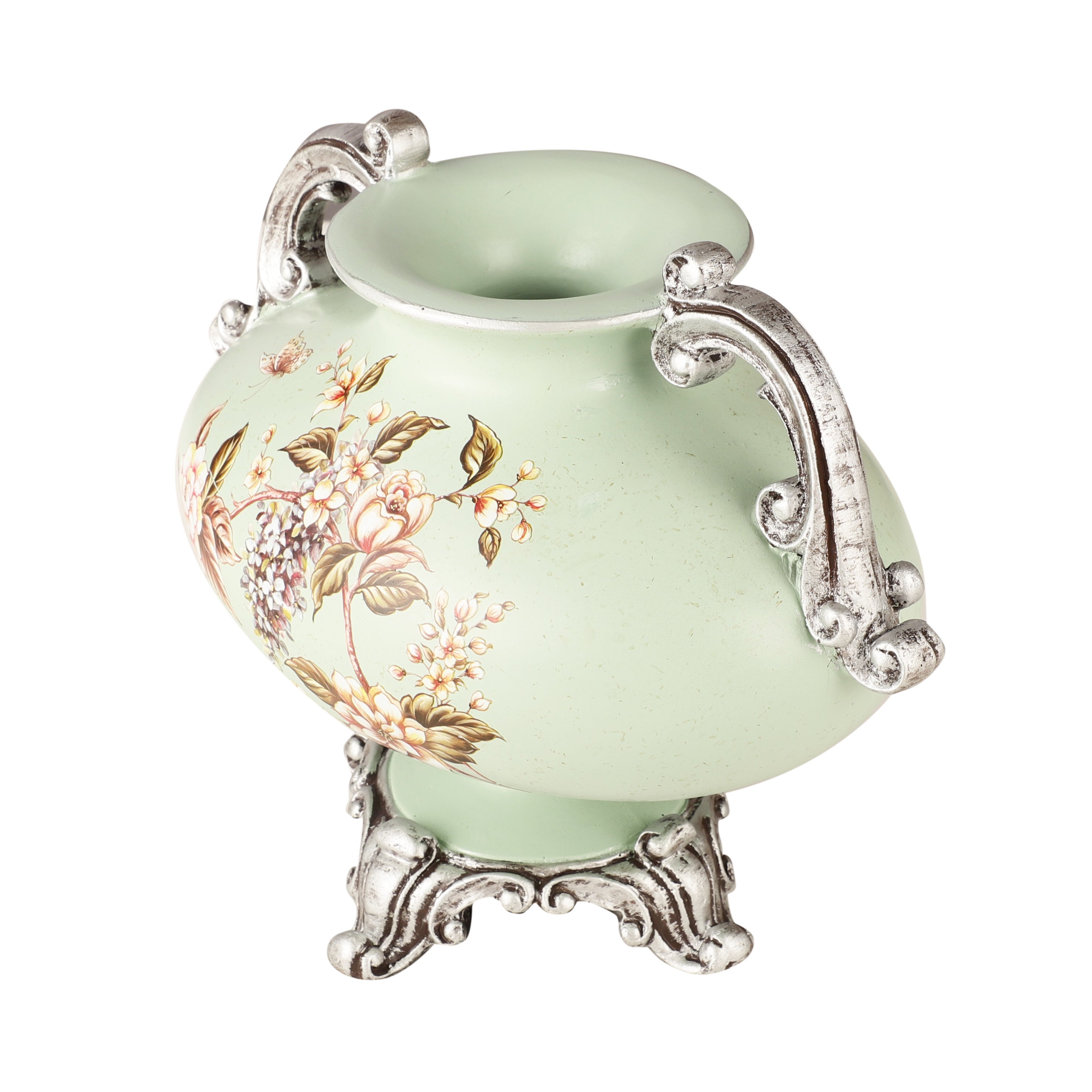 Gardenia Green Short Vase