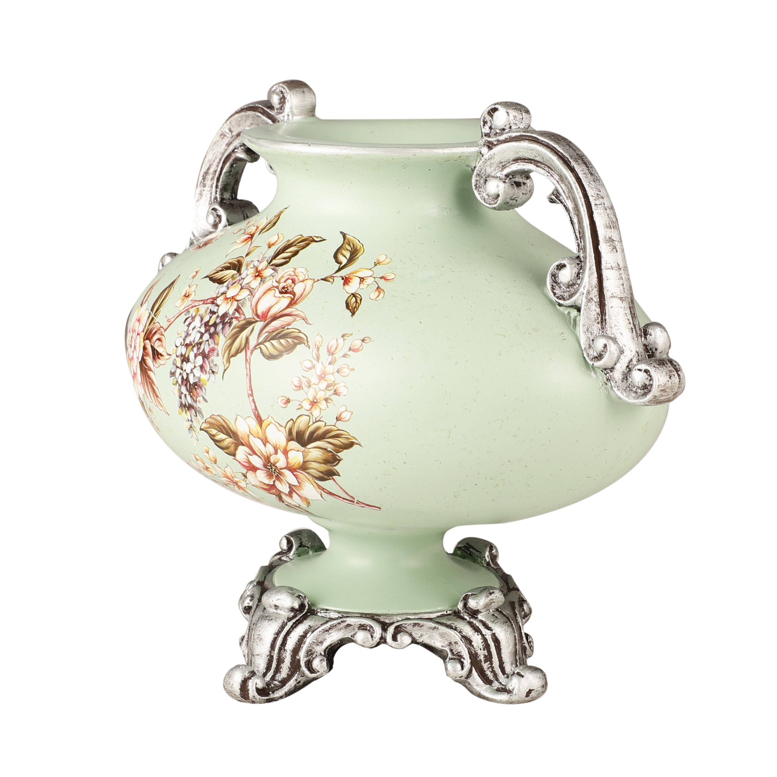 Gardenia Green Short Vase