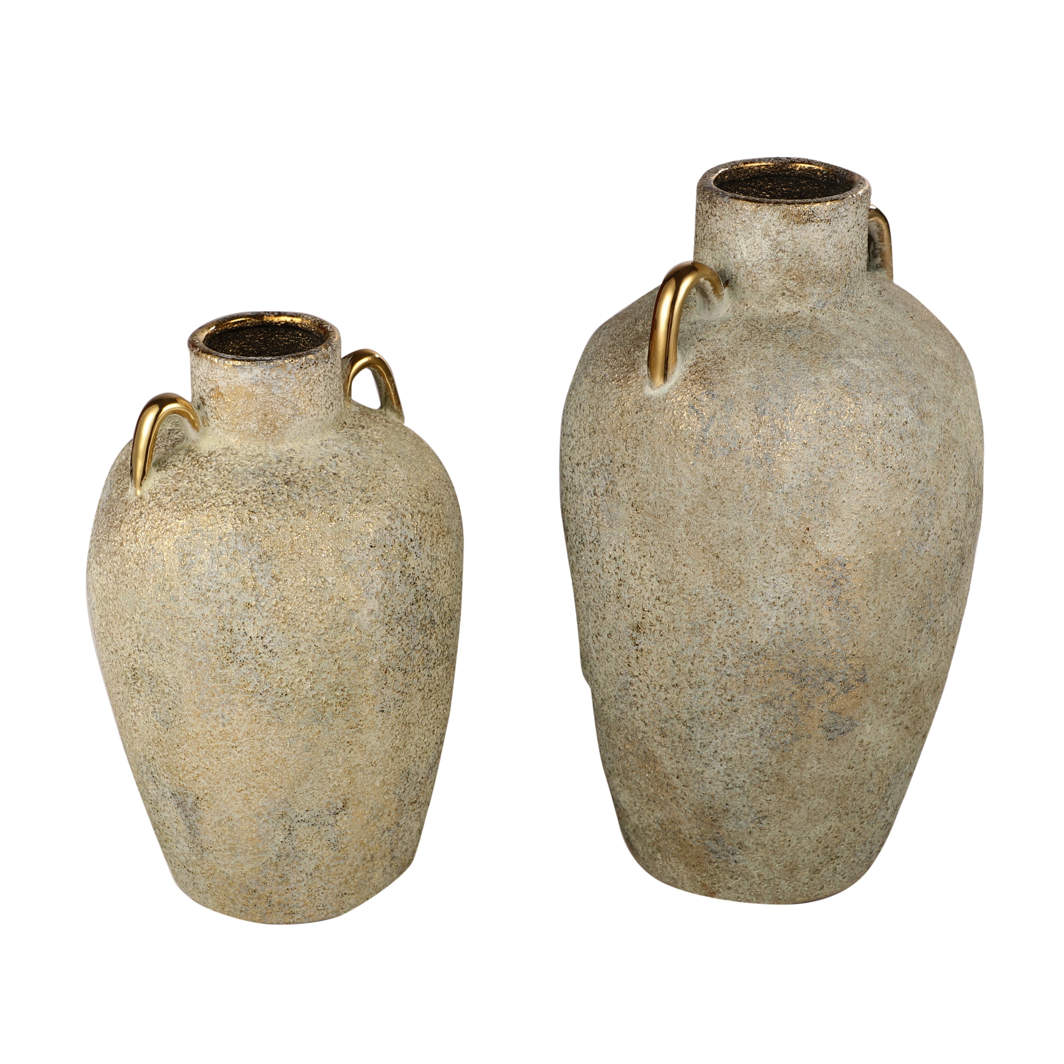 Luxe Earthen Pot With Handles (Single)