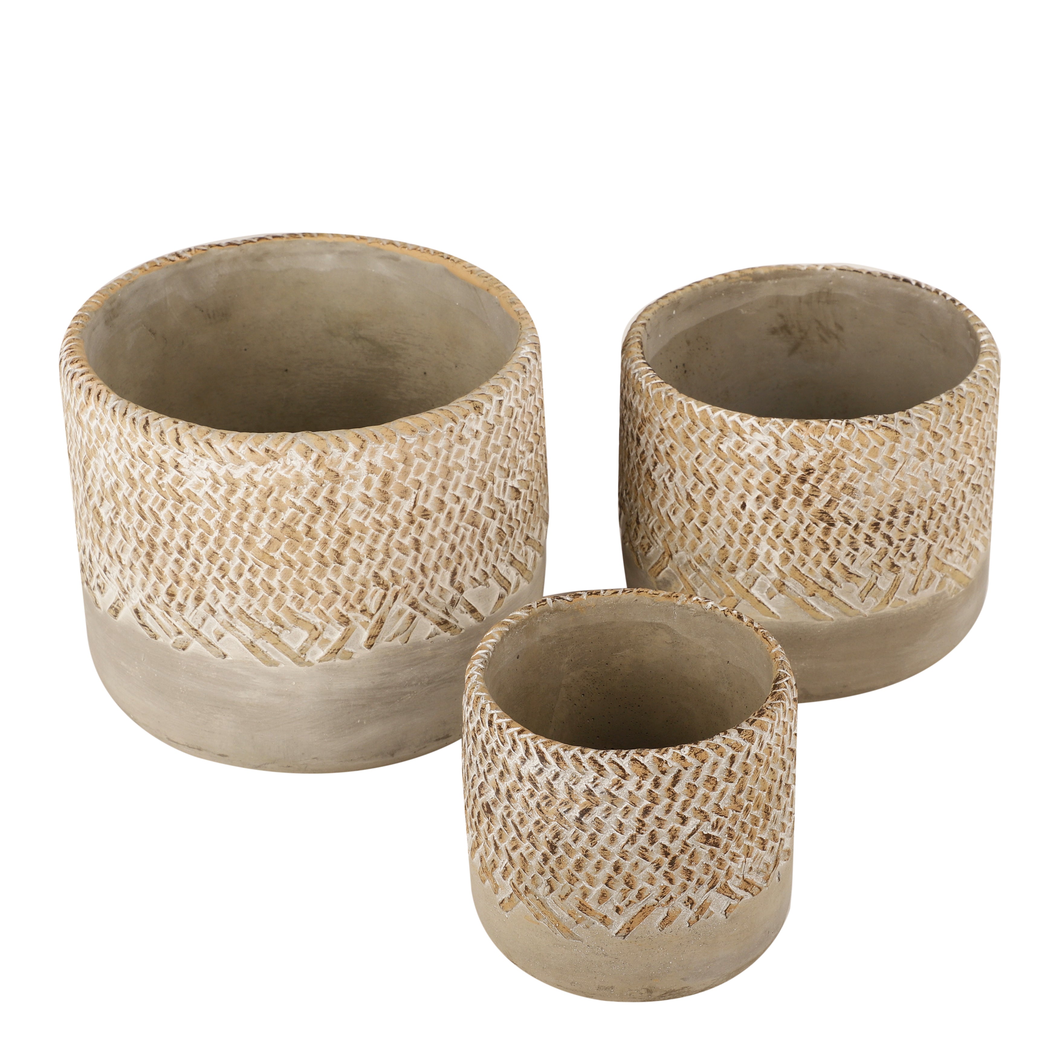 Wicker Pattern Planter (Single)